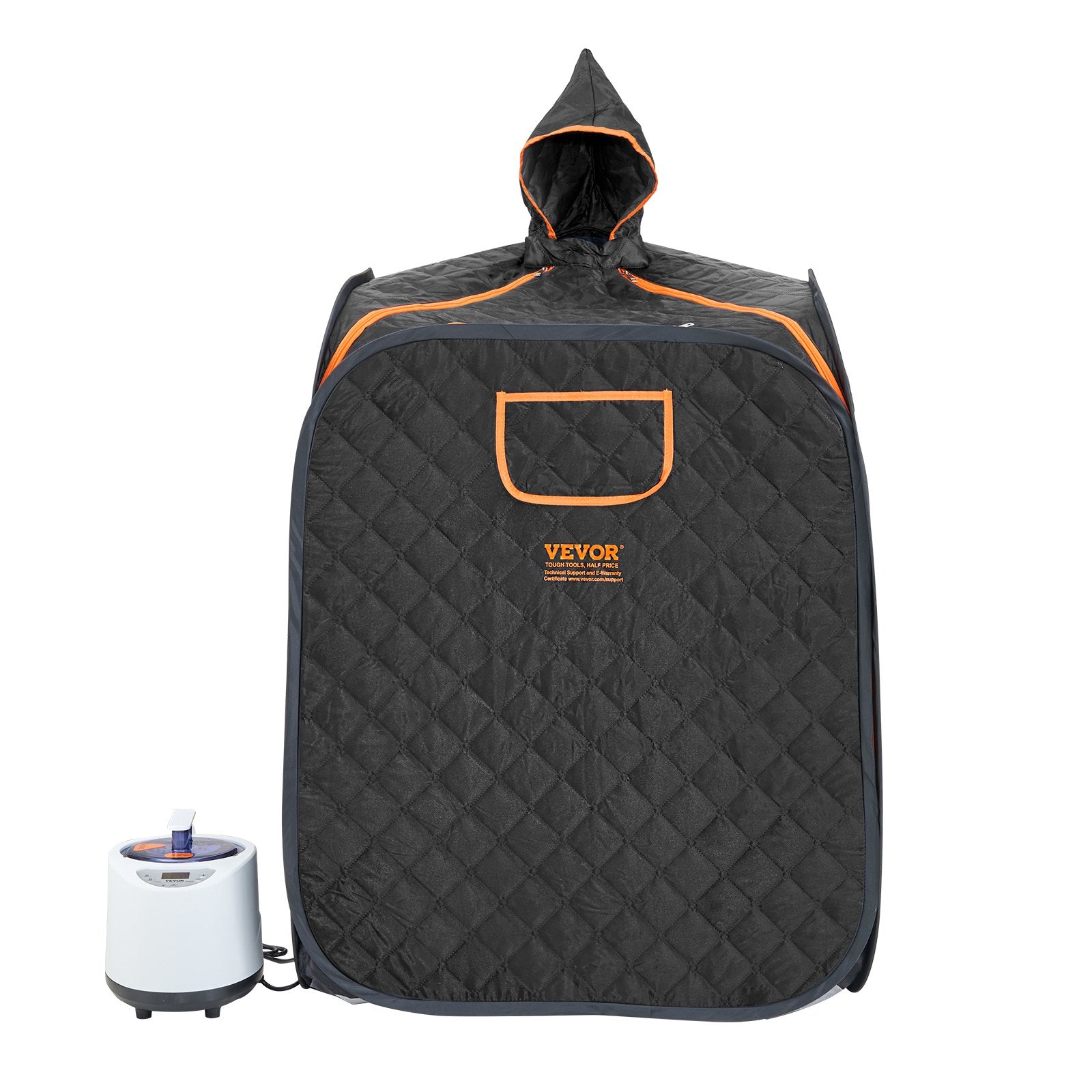 VEVOR Portable Steam Sauna Tent 1000W Personal Spa Loss Weight Detox Therapy, 800x800x1000 mm 9