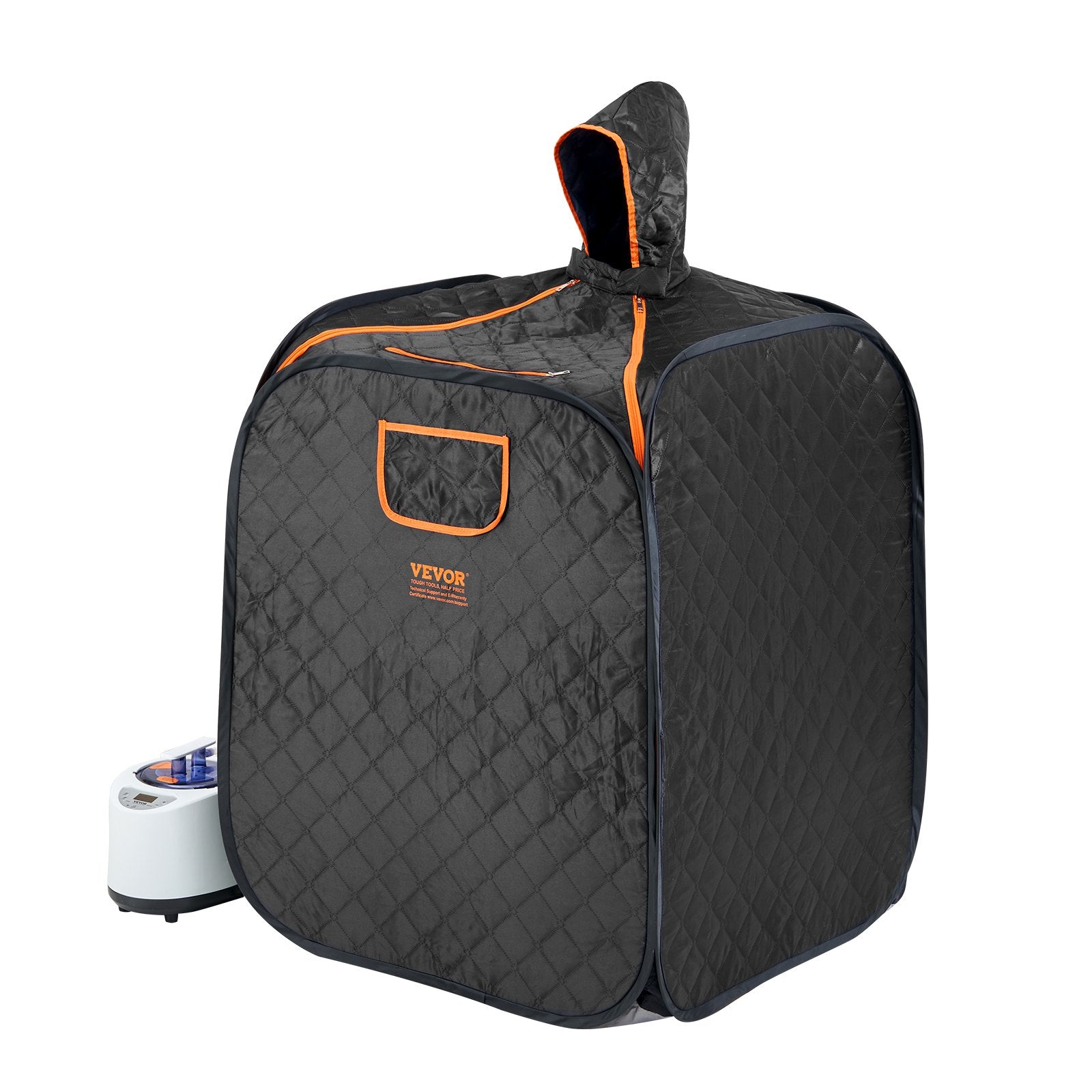 VEVOR Portable Steam Sauna Tent 1000W Personal Spa Loss Weight Detox Therapy, 800x800x1000 mm 10