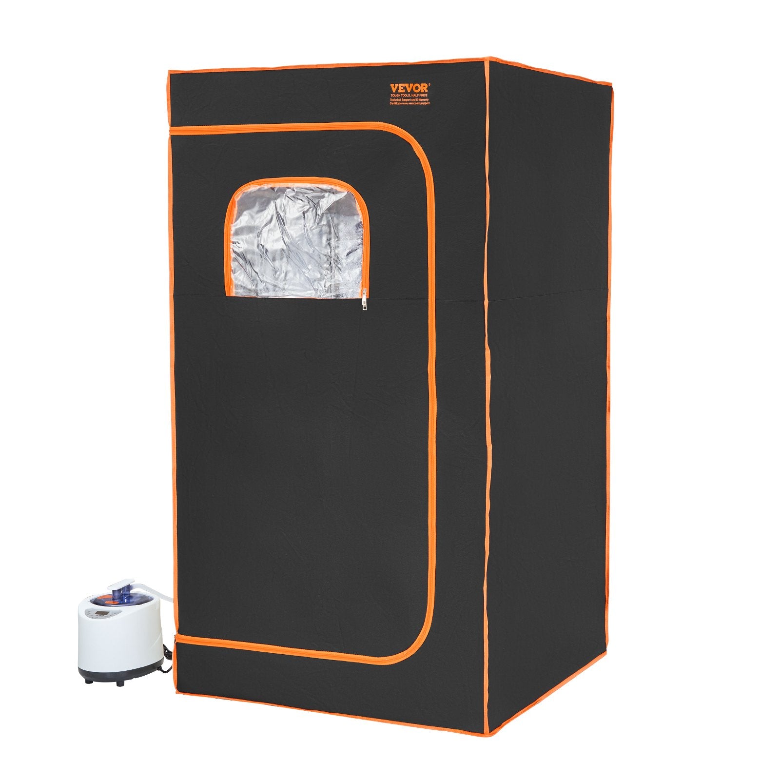 VEVOR Portable Steam Sauna Tent Full Size 1000W Personal Sauna Blanket W/ Chair, 880 x 880 x 1600 mm 9