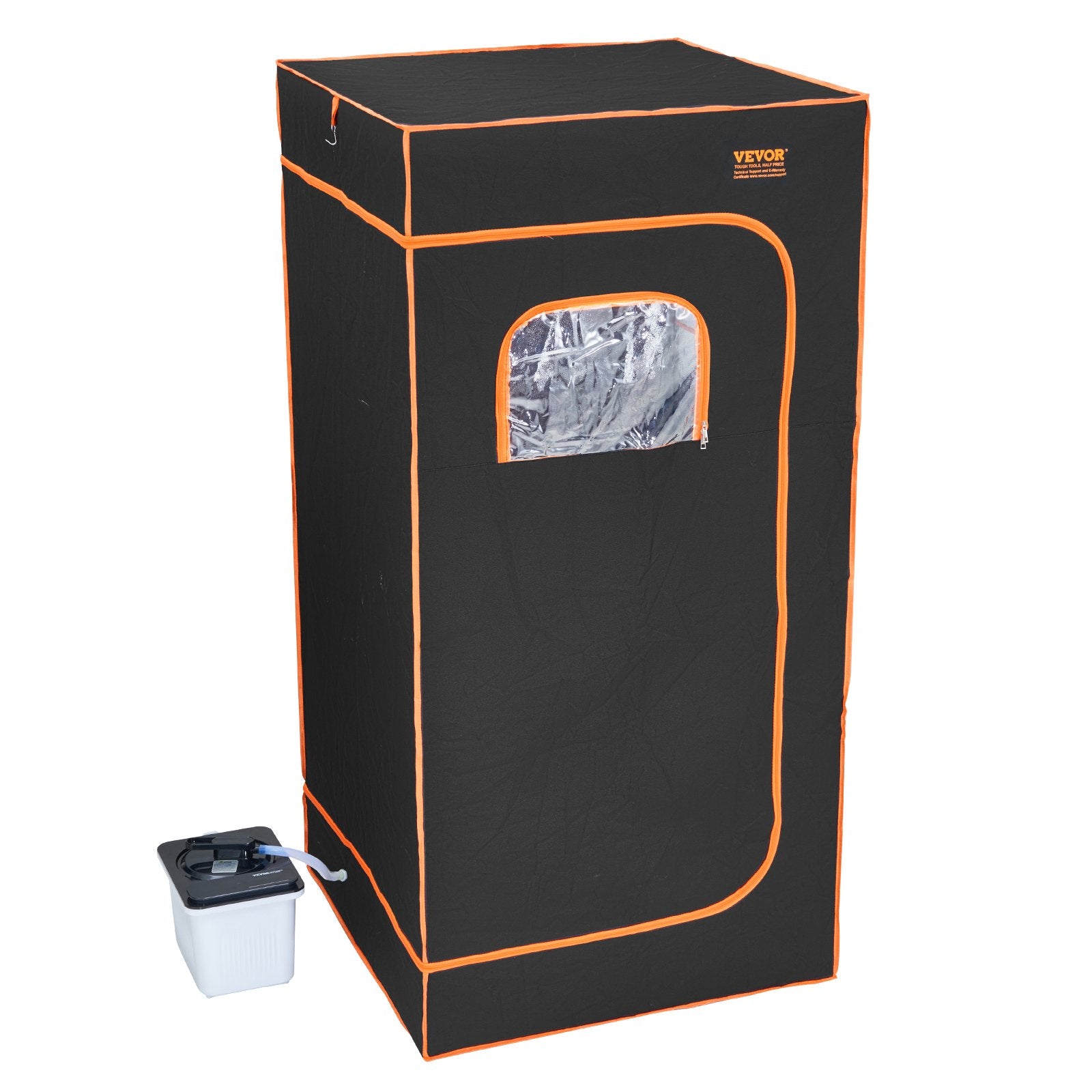 VEVOR Portable Steam Sauna Tent Full Size 2000W Personal Sauna Blanket W/ Chair,880 x 880 x 1780 mm 11