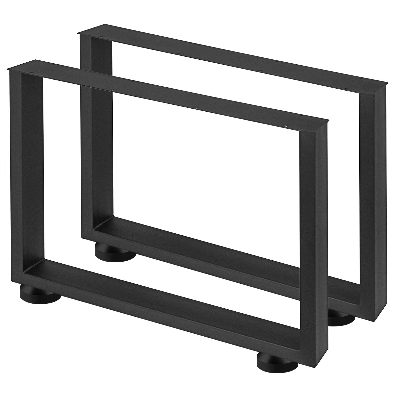 VEVOR Black Metal Table Legs Set of 2 Steel Table Legs 800x720 MM Dining Table Legs Office Table Legs Computer Desk Legs Steel Bench Legs Country Style Table Legs DIY Furniture Legs 10