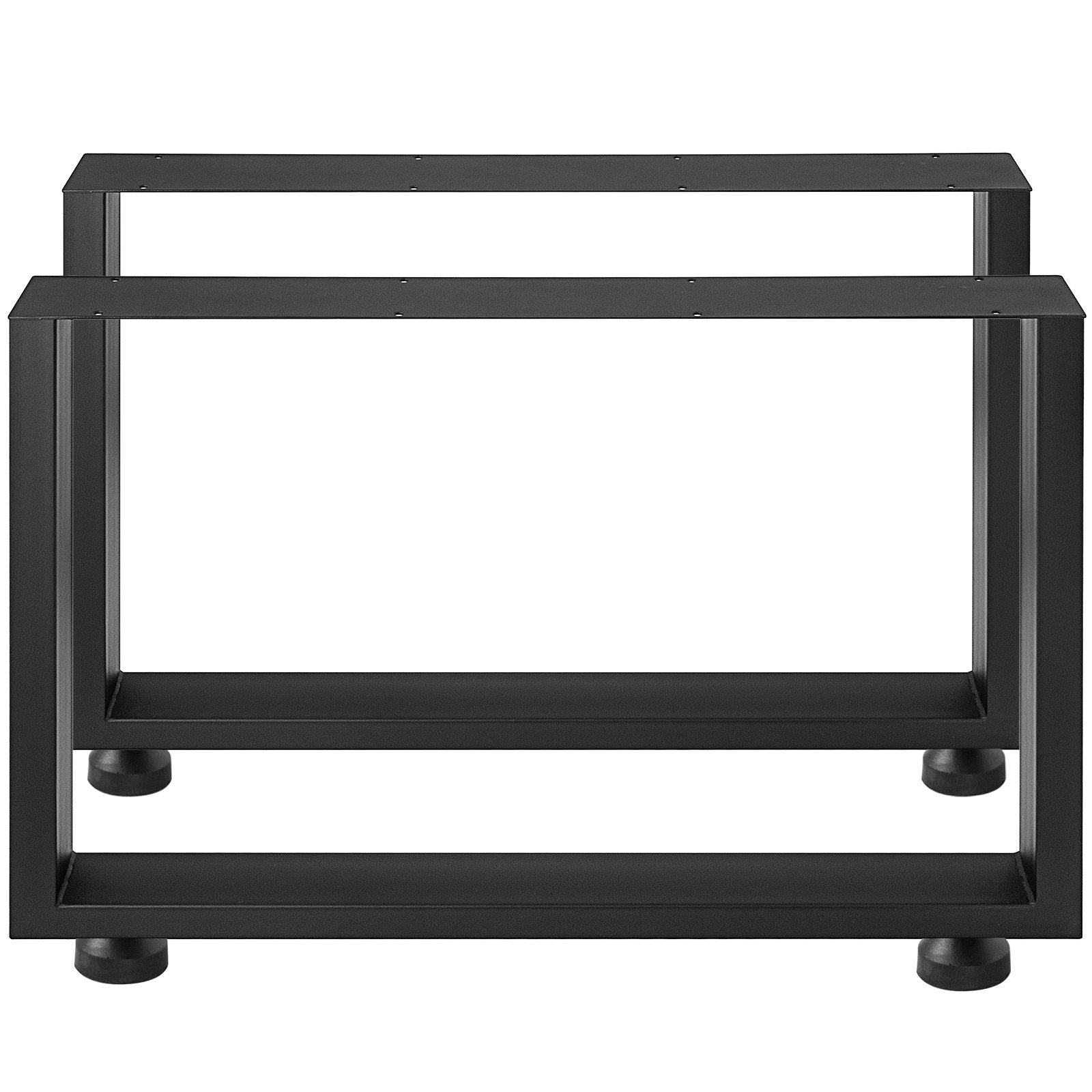 VEVOR Black Metal Table Legs Set of 2 Steel Table Legs 800x720 MM Dining Table Legs Office Table Legs Computer Desk Legs Steel Bench Legs Country Style Table Legs DIY Furniture Legs 11
