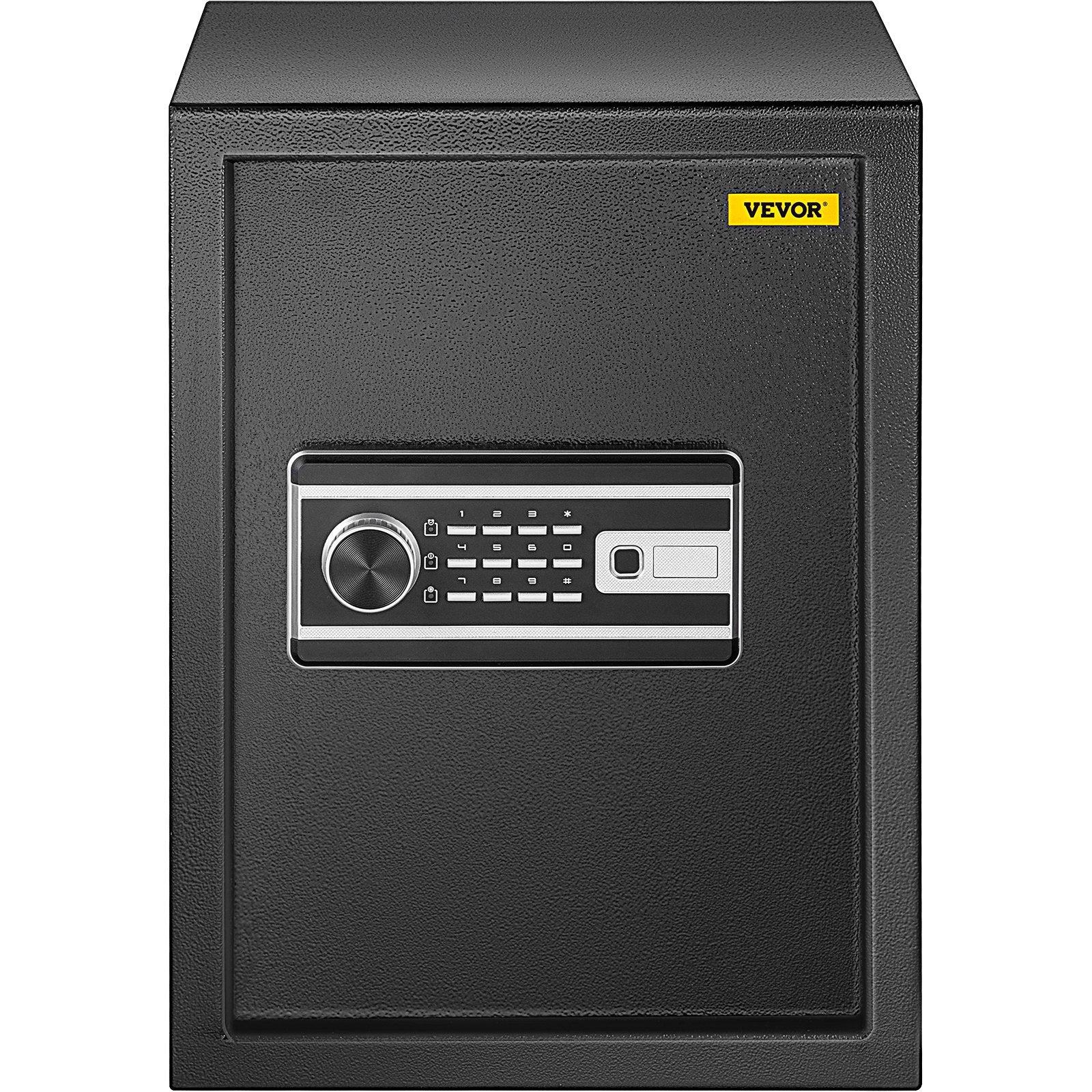 VEVOR Safe Box, 2.1 CU.FT Fingerprint Safe Box for Money w/ 2 Keys & Digital Keypad, Q235 Steel Safe Box for Storing Cash, Jewelry, Pistols, Documents, Watches in Home & Office & Hotel 9