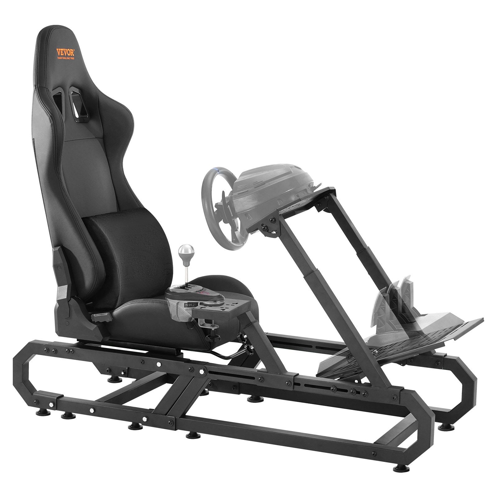 VEVOR Heavy Duty Racing Wheel Stand for Logitech G923/G920/G29 Max330LBS Compact 9