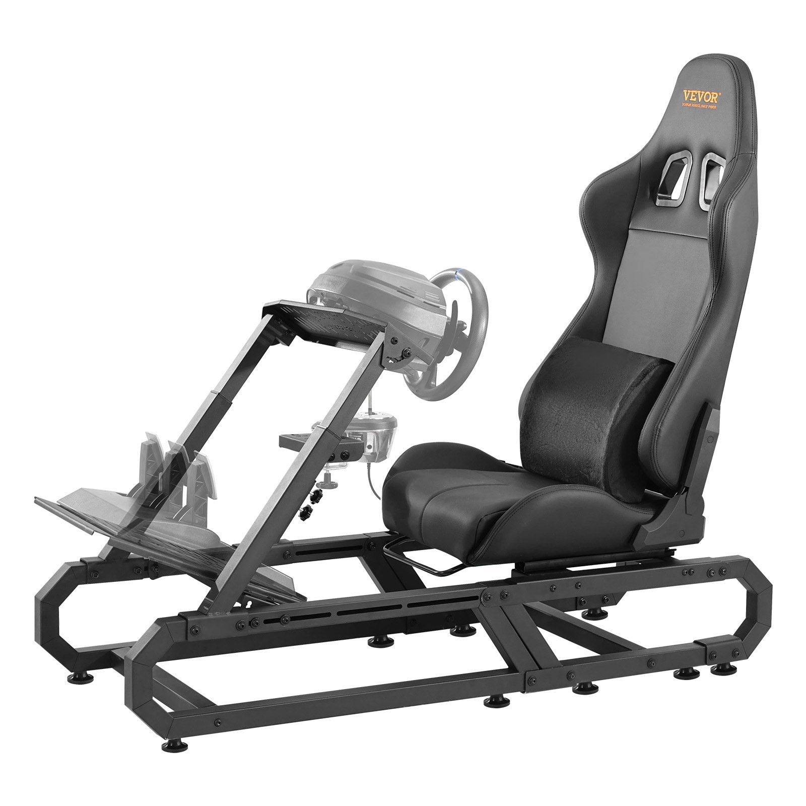 VEVOR Heavy Duty Racing Wheel Stand for Logitech G923/G920/G29 Max330LBS Compact 11