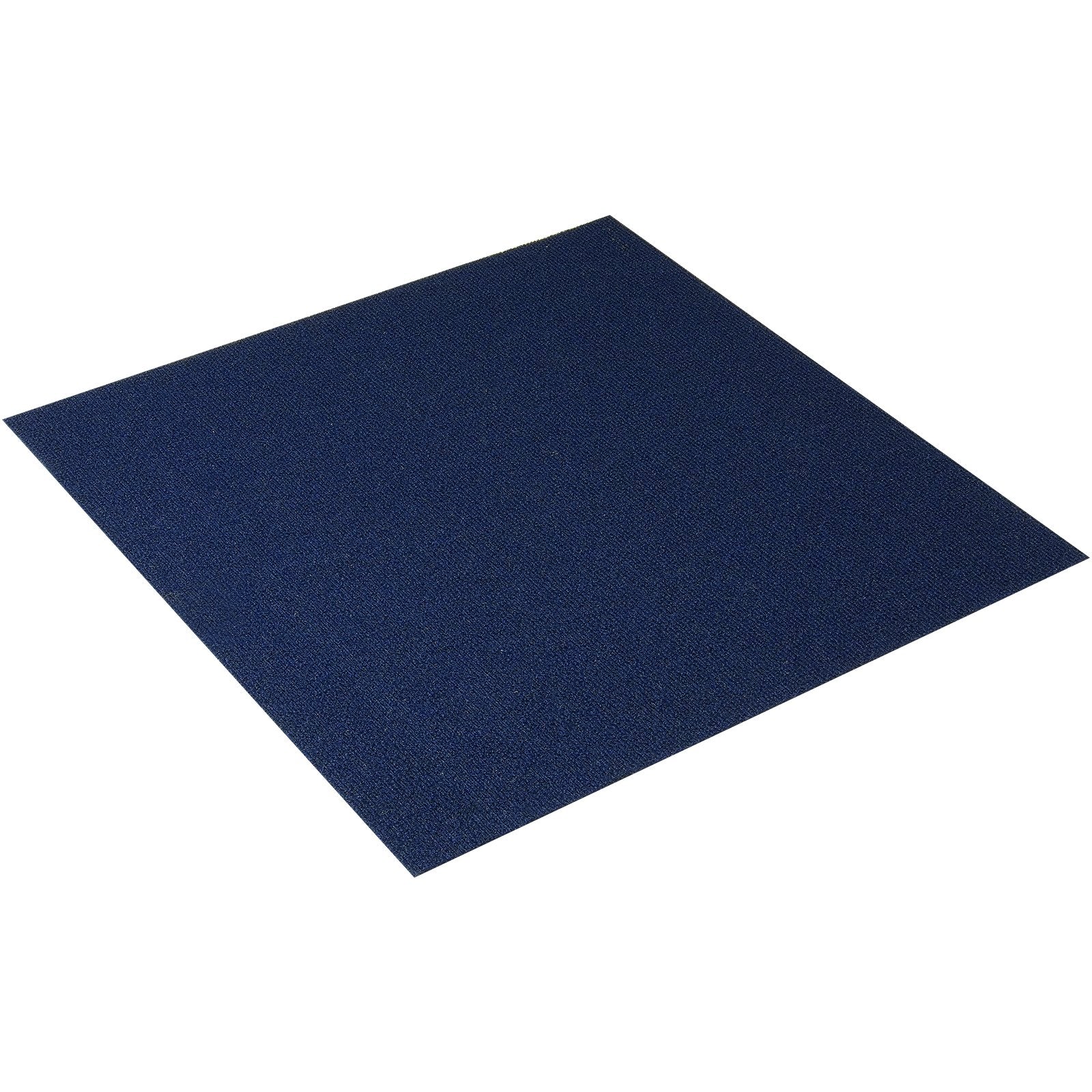 VEVOR Carpet Tiles Peel and Stick, Squares Self Adhesive Carpet Floor Tile, Soft Padded Carpet Tiles, Easy Install DIY for Bedroom Living Room Indoor Outdoor (15Tiles, Dark Blue) 10