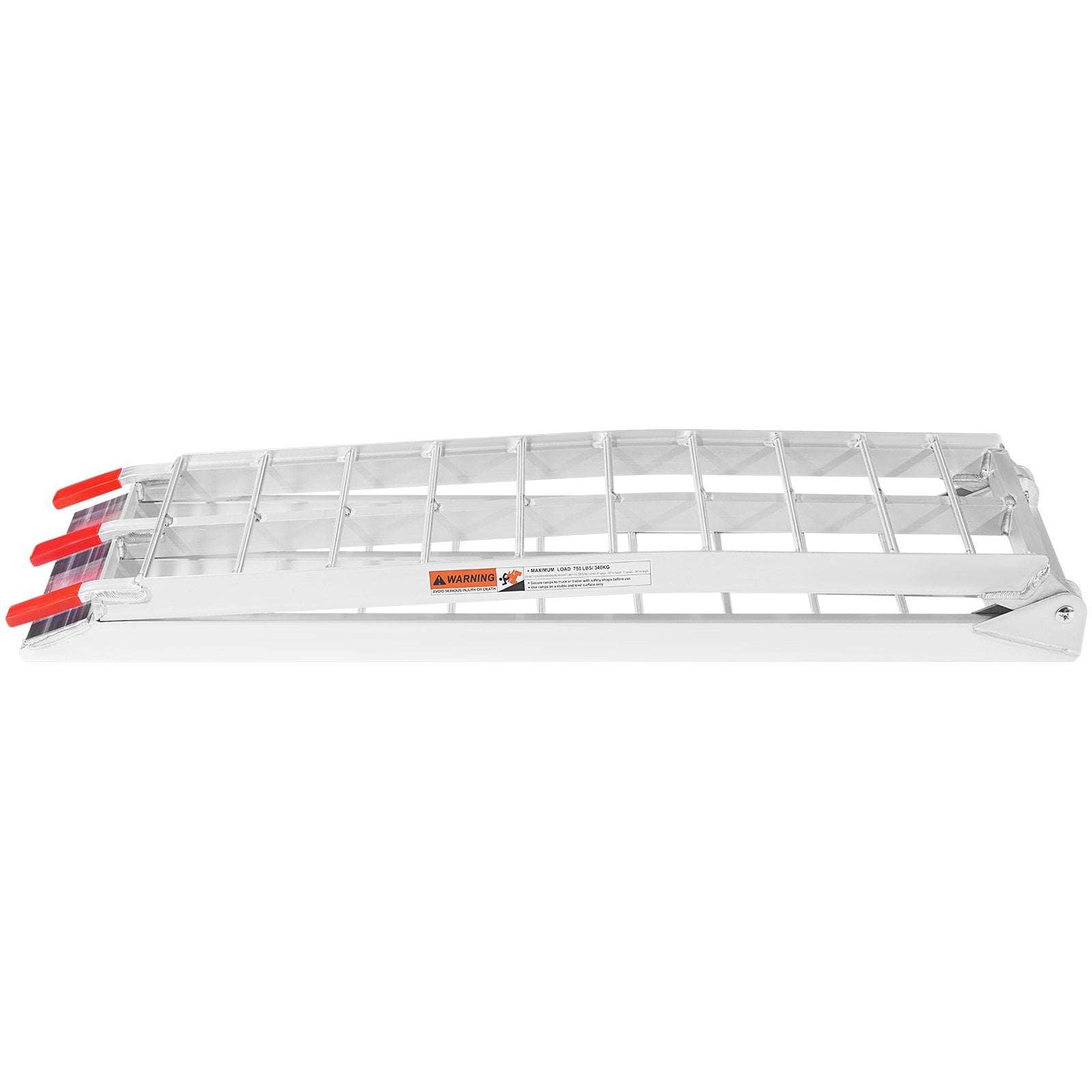 VEVOR Aluminum Ramp 750 LBS Foldable Loading Ramps for Pickup Trucks Bed 1 Piece 8