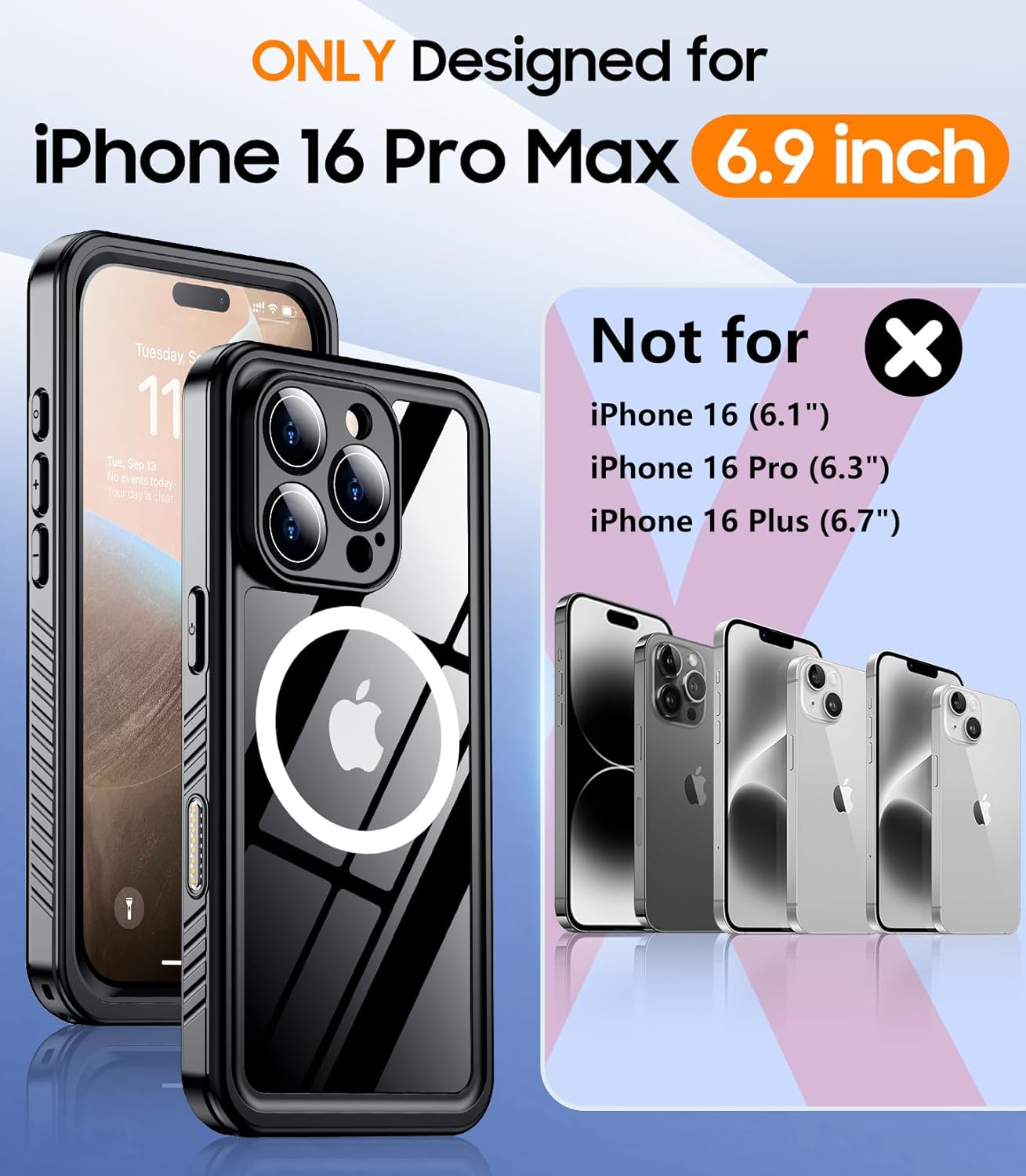 iPhone 16 Pro Max Waterproof Case 4