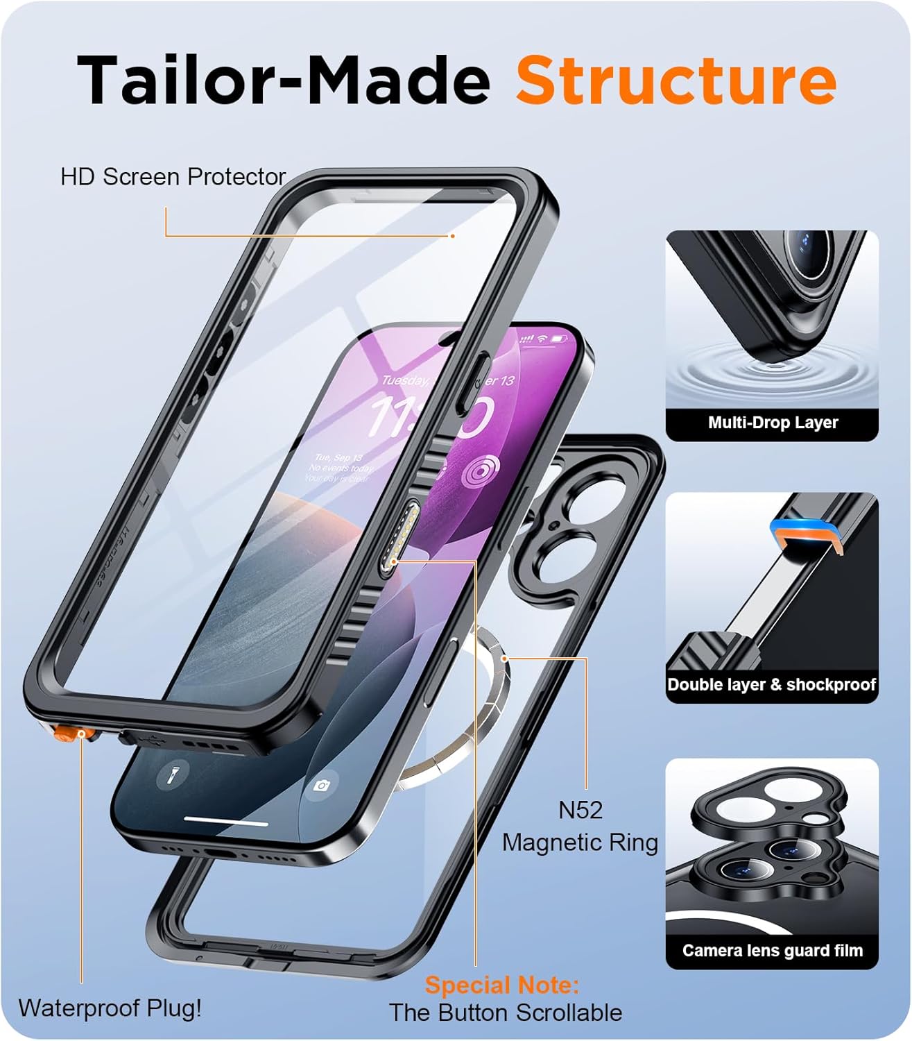 iPhone 16 Plus Waterproof Case 3