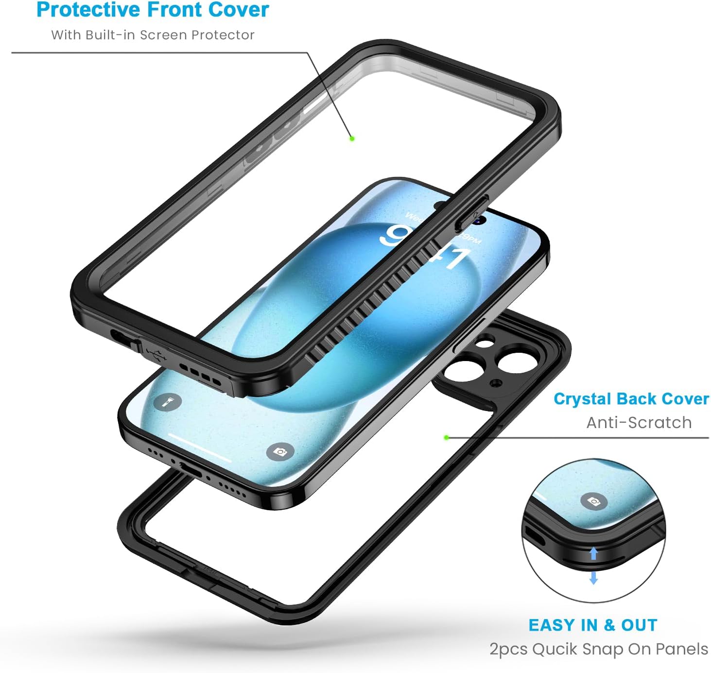 iPhone 15 Waterproof Shockproof Case 5