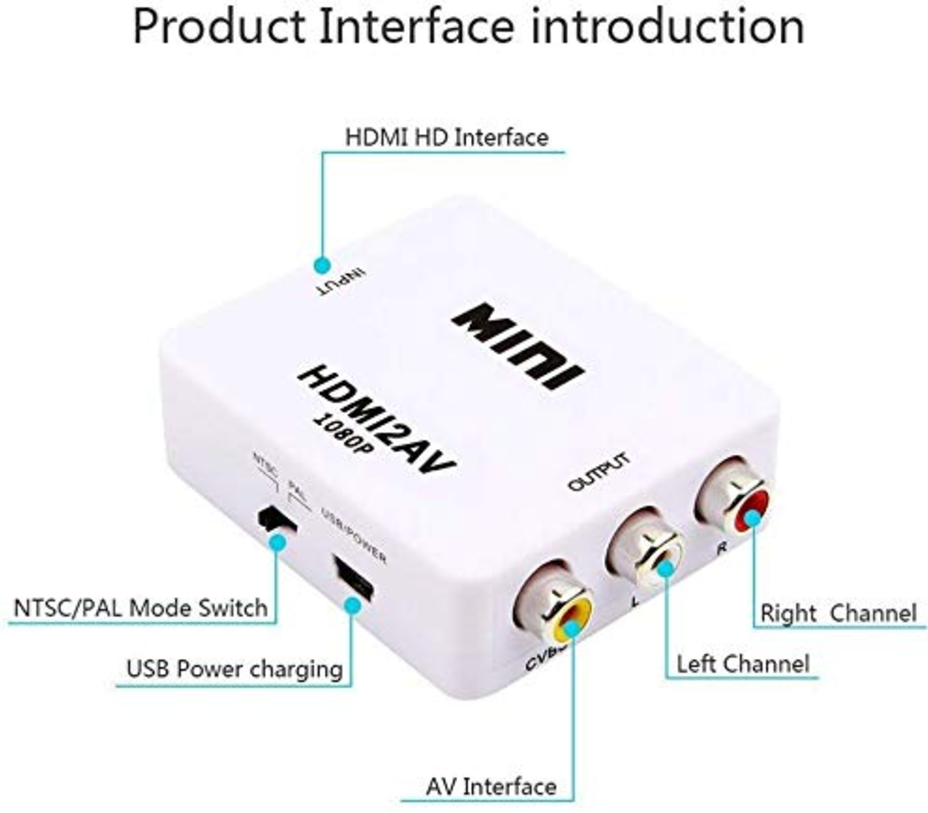 HDMI to AV Converter 3
