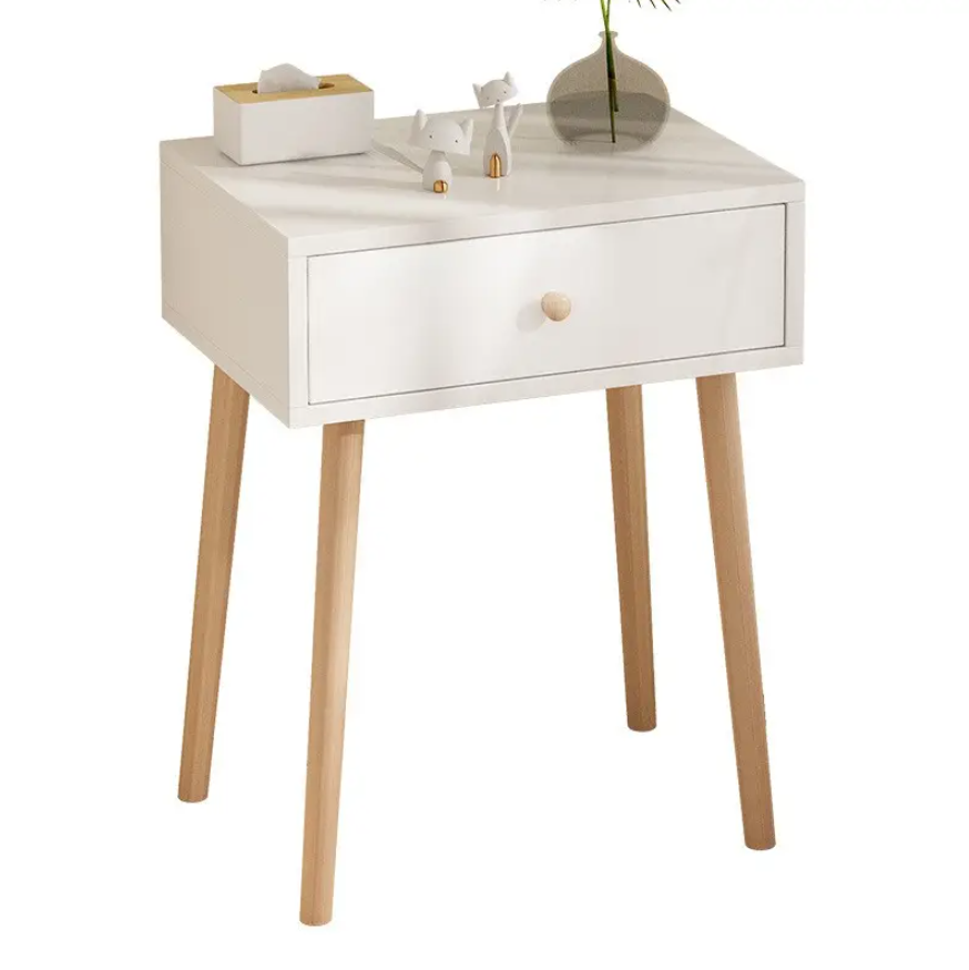 BedSide Table White