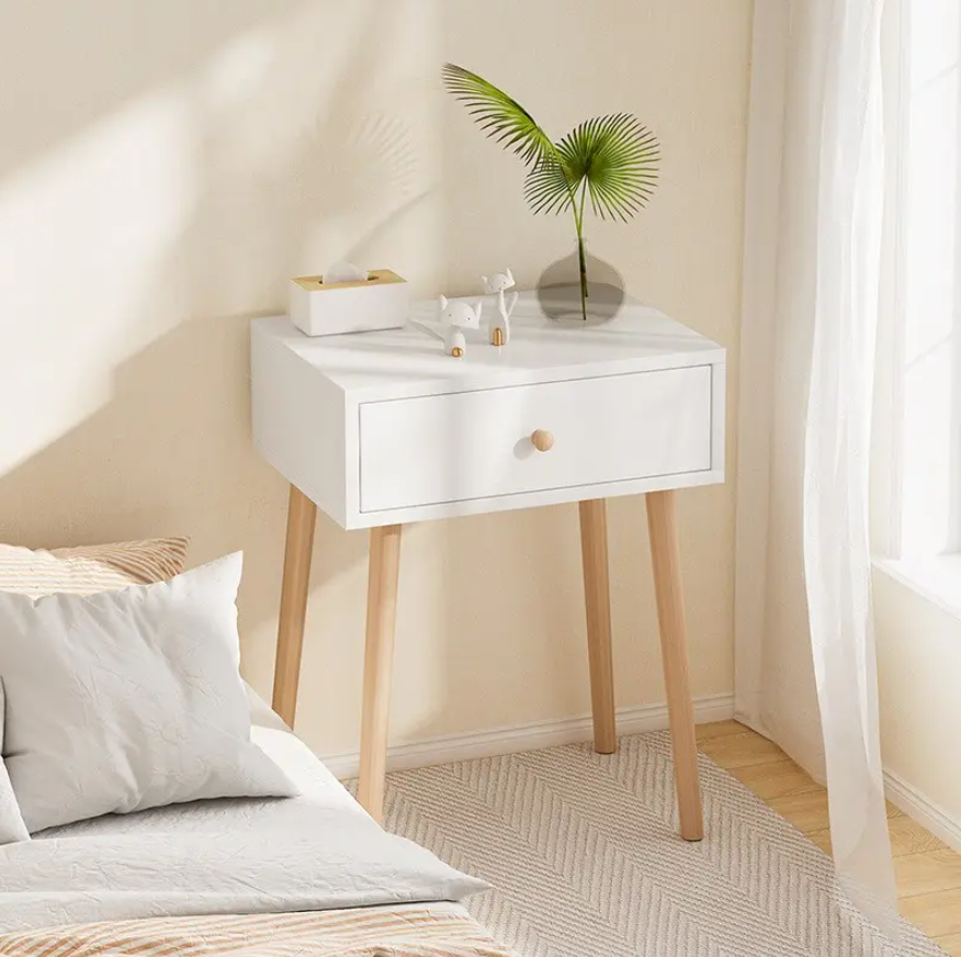 BedSide Table White 3