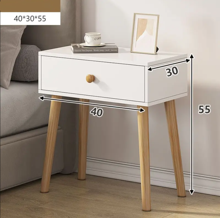 BedSide Table White 5
