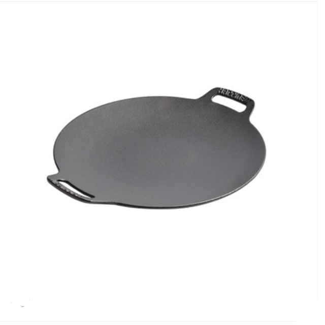 Nonstick Barbecue Grill Pan Sturdy Cast Iron Griddle - 37CM 6