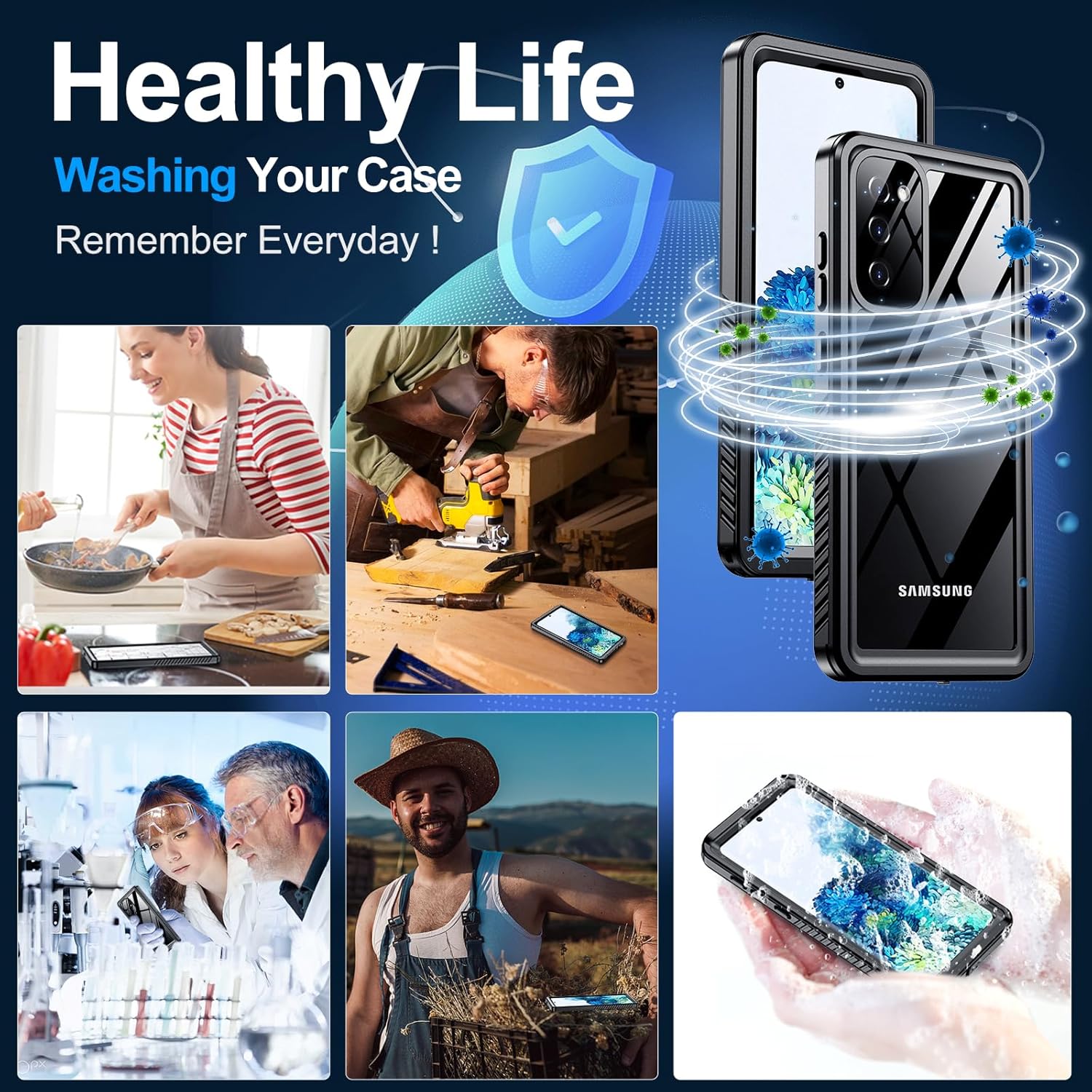 Samsung Galaxy S20 Plus Waterproof Case 4