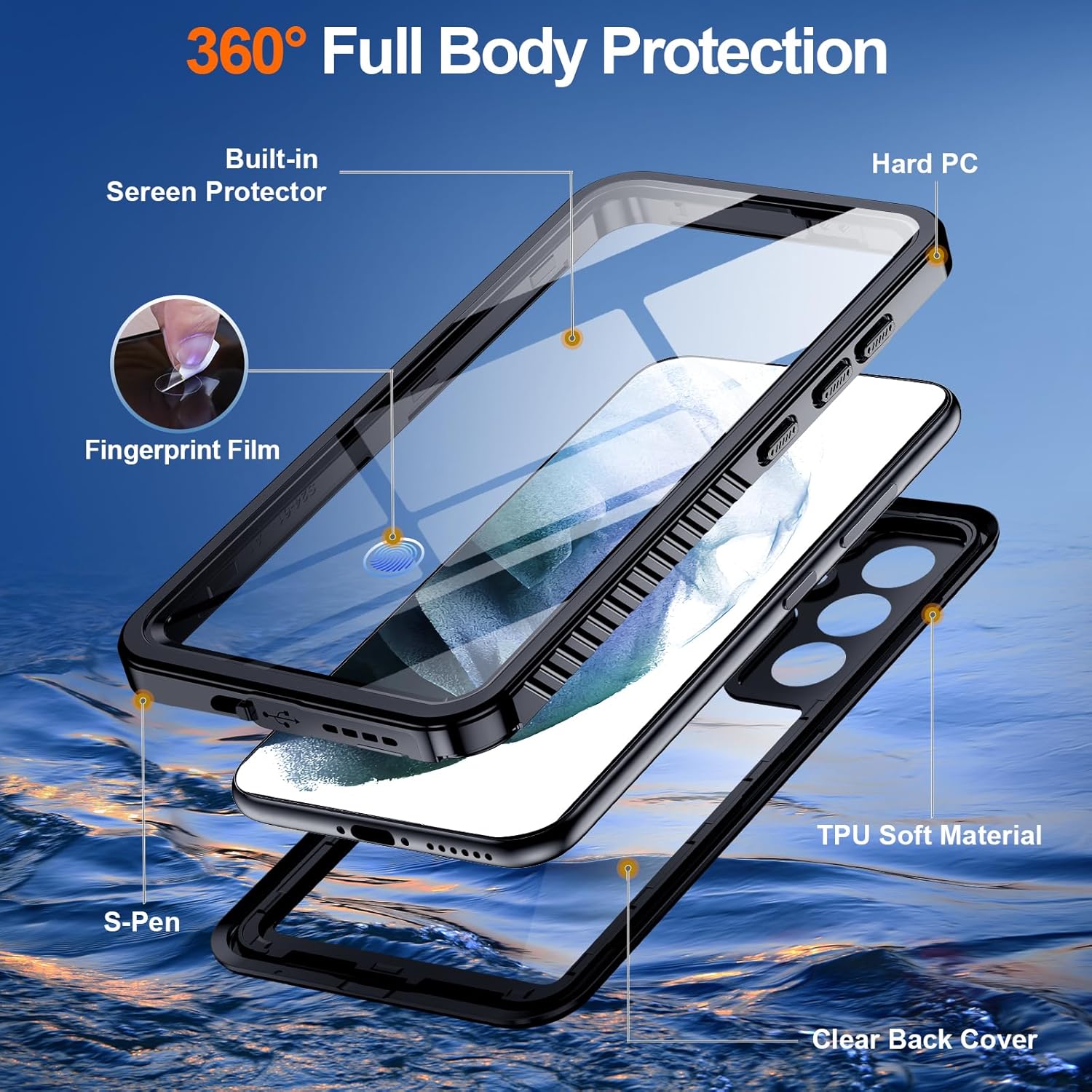 Samsung Galaxy S21 Waterproof Case 4