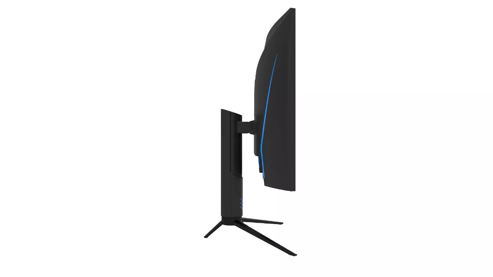 QMAX 31.5" Gaming Monitor Curved QHD 165Hz 2560*1440p 1ms with Build in Speakers Height Adjustable 4