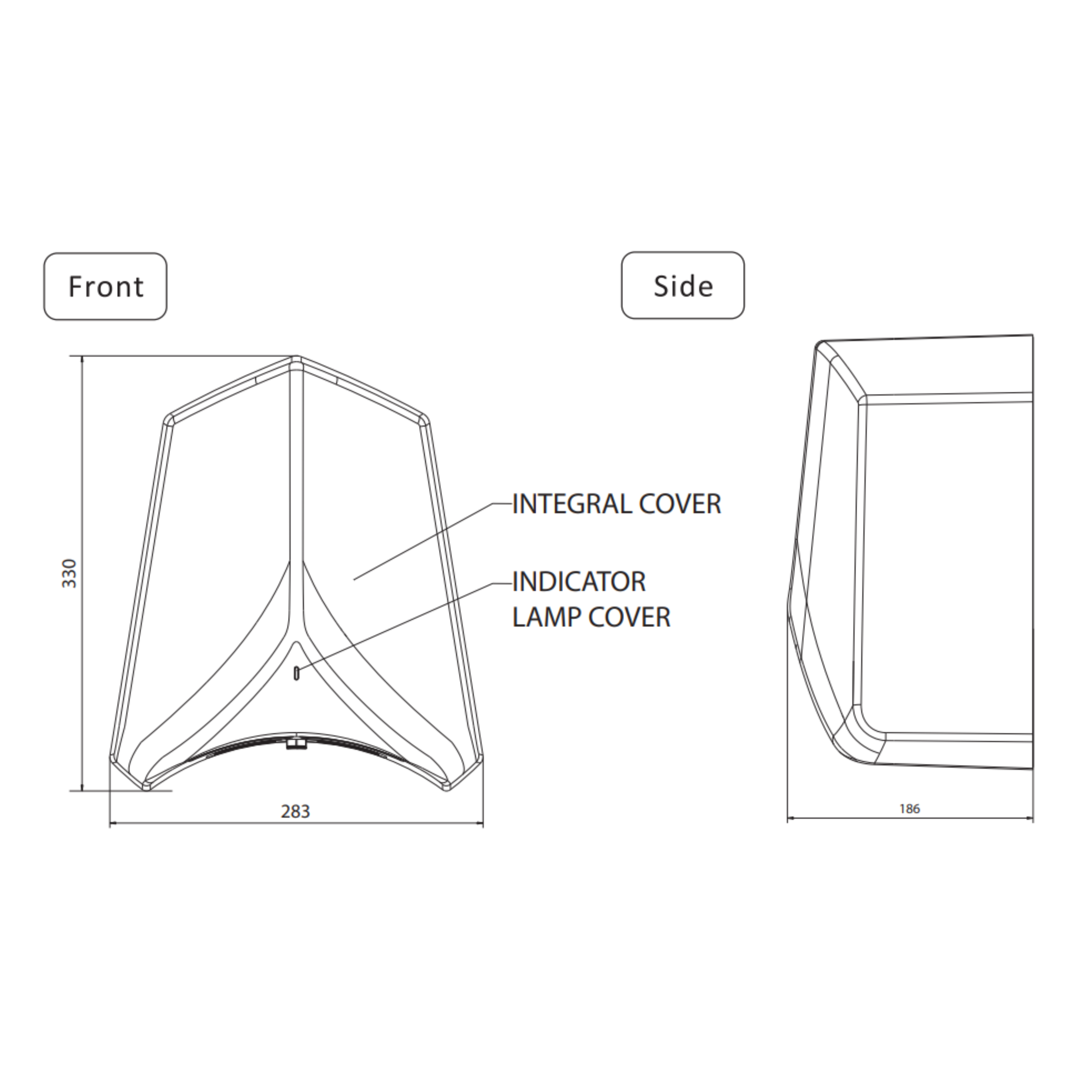 ADGE Hand Dryer 550W & 1100W- Silver 4