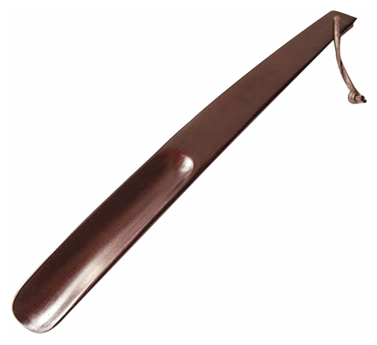 Shoe Horn - Brown Natural Wood