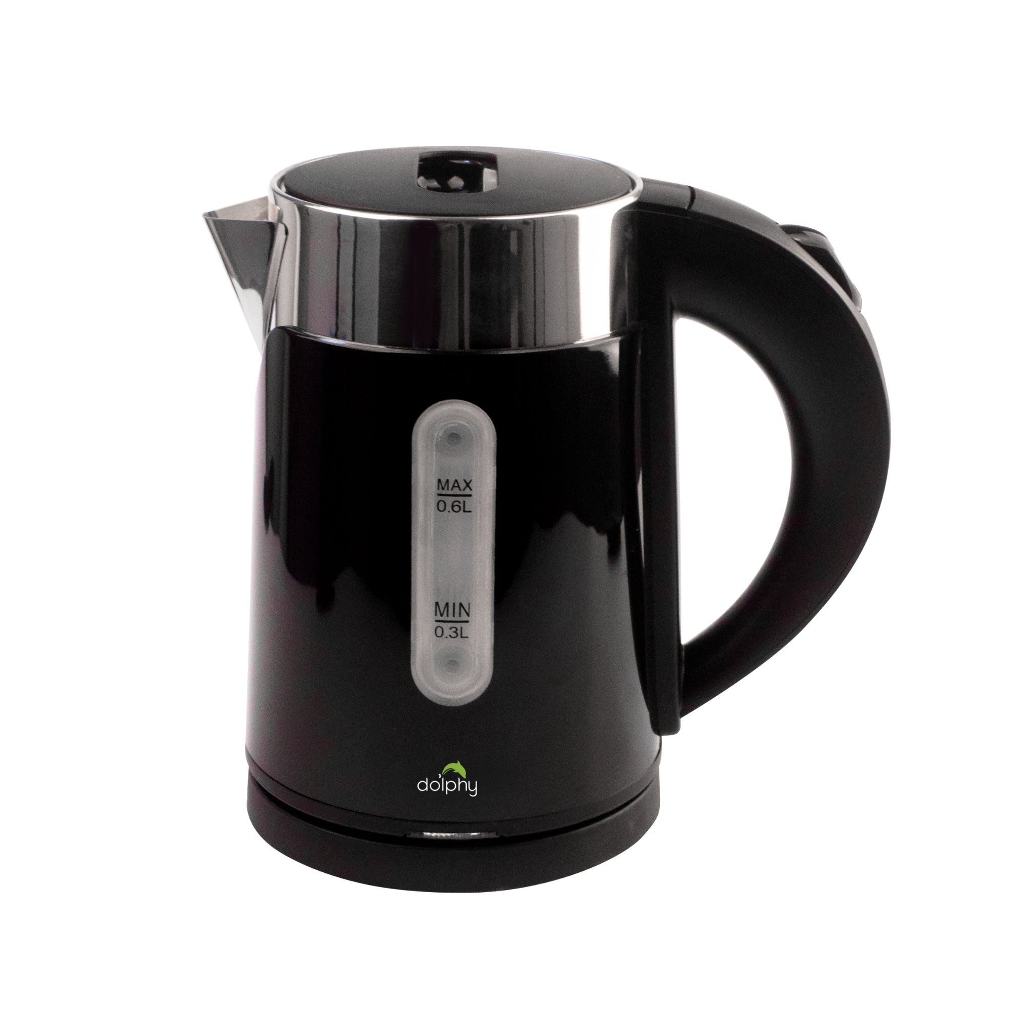 0.6L Stainless Steel Electric Kettle Black 13