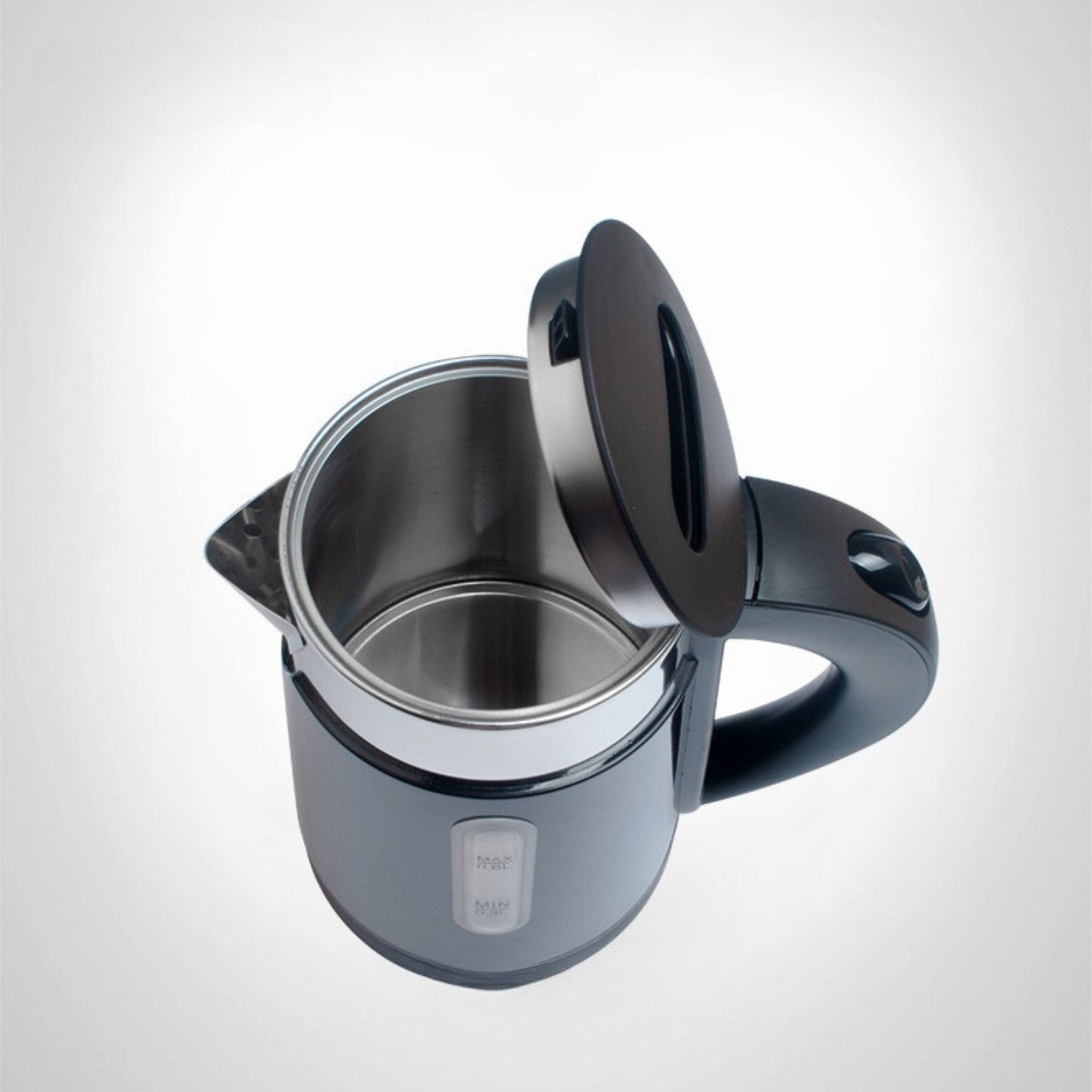 0.6L Stainless Steel Electric Kettle Black 16