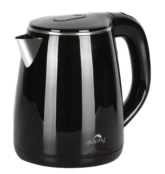 1.2L Black 1800W Electric Kettle For Hot Water 3