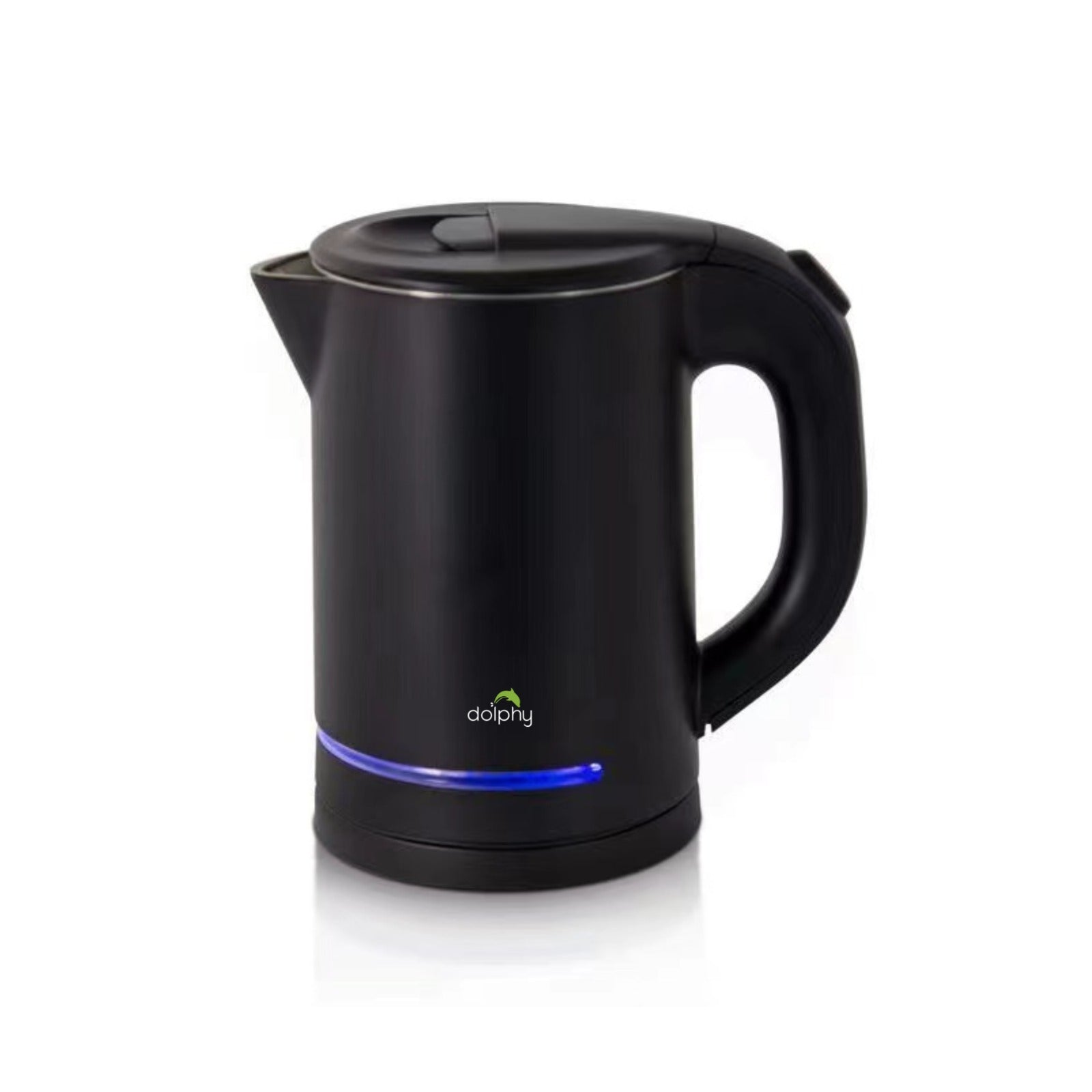 0.8L Electric Kettle Matt Black With Light Design 11