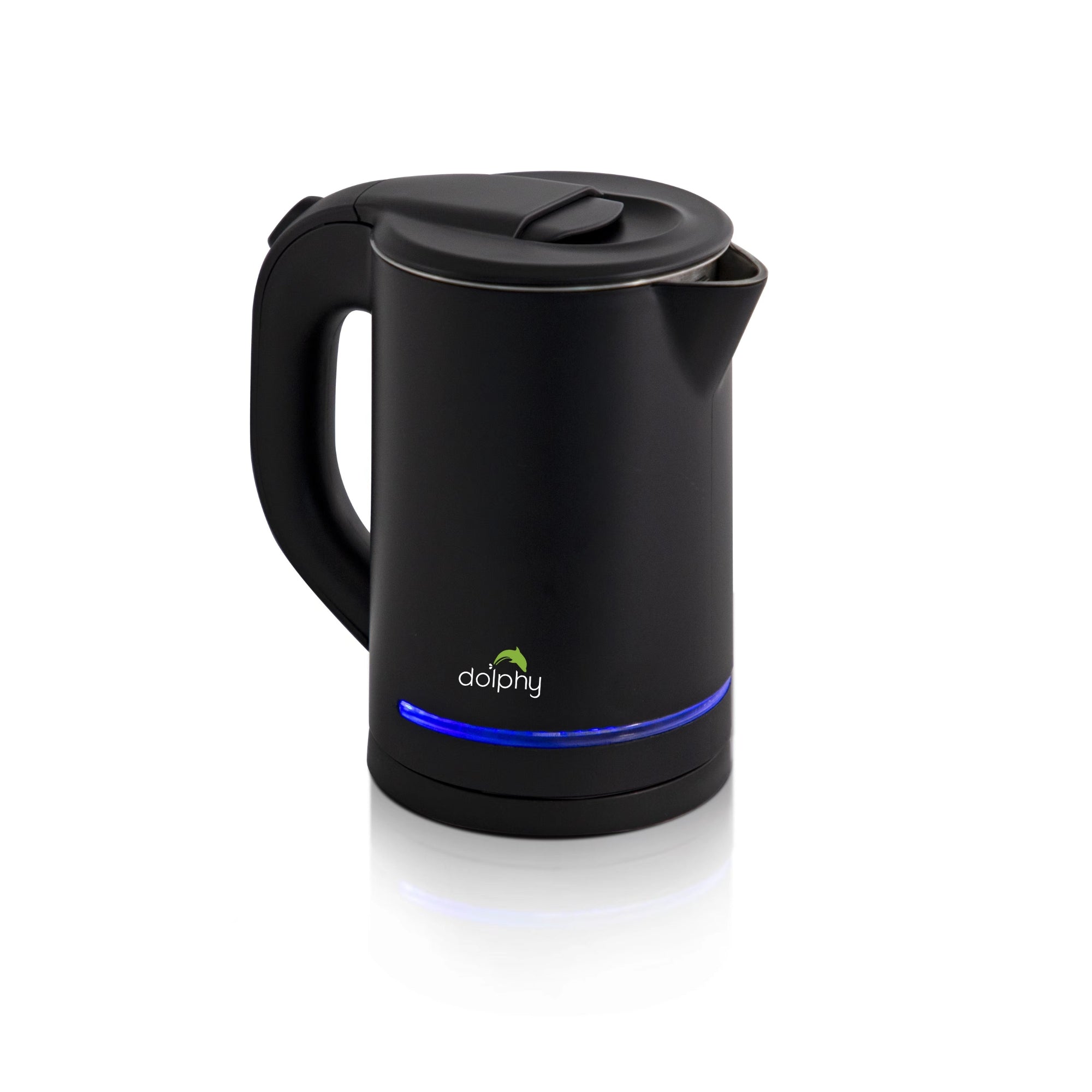 0.8L Electric Kettle Matt Black With Light Design 12