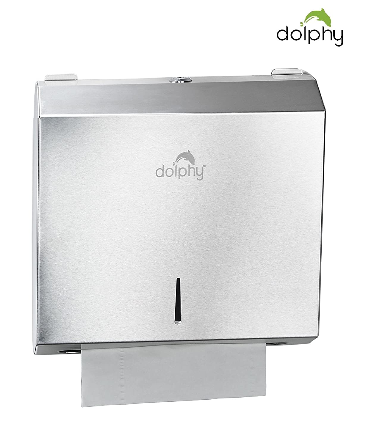 SS Slimline Paper Towel Dispenser 4