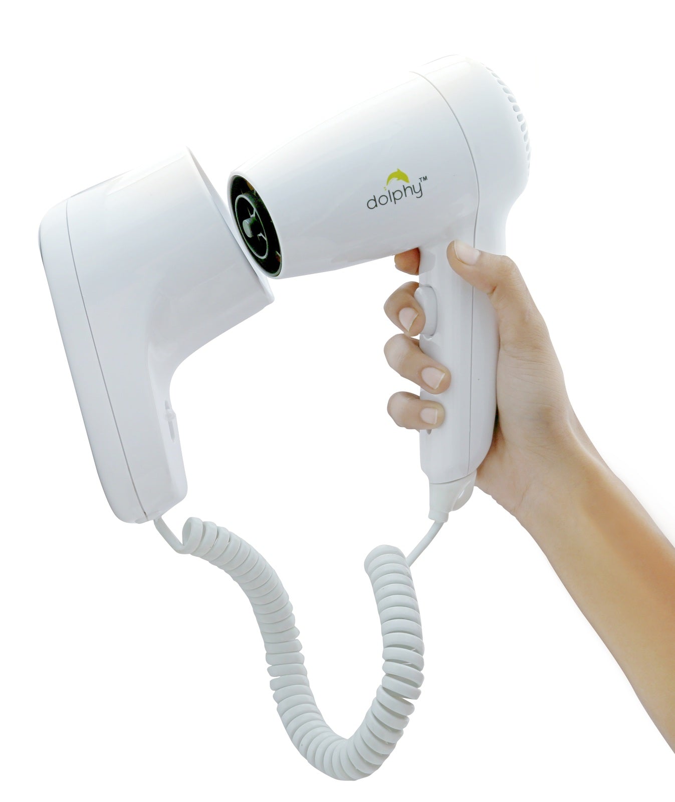 Wall Mount Hair Dryer 1200W - White
