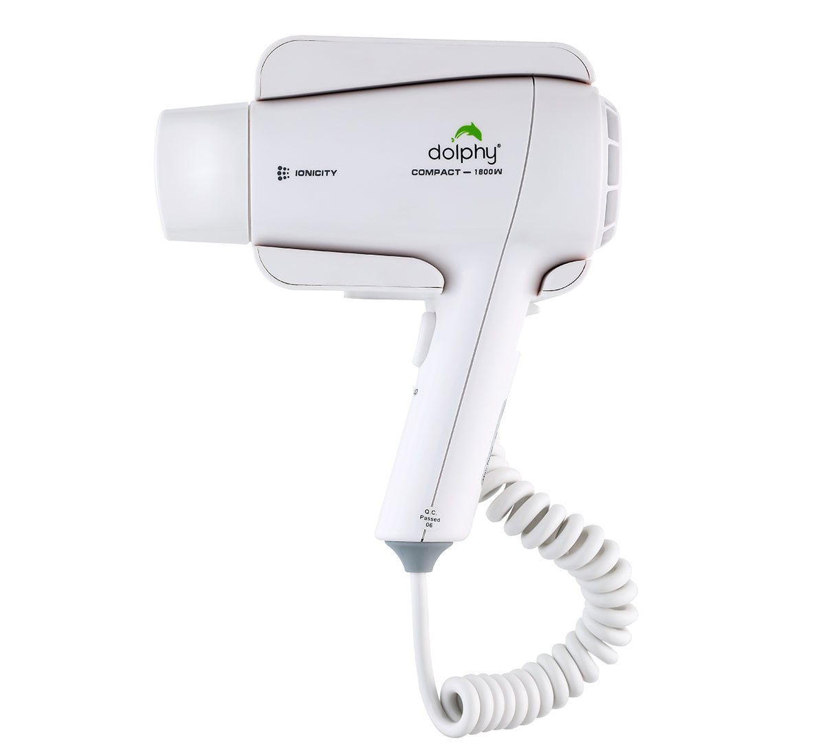 Plaza Wall Mount Hair Dryer 1800W - White