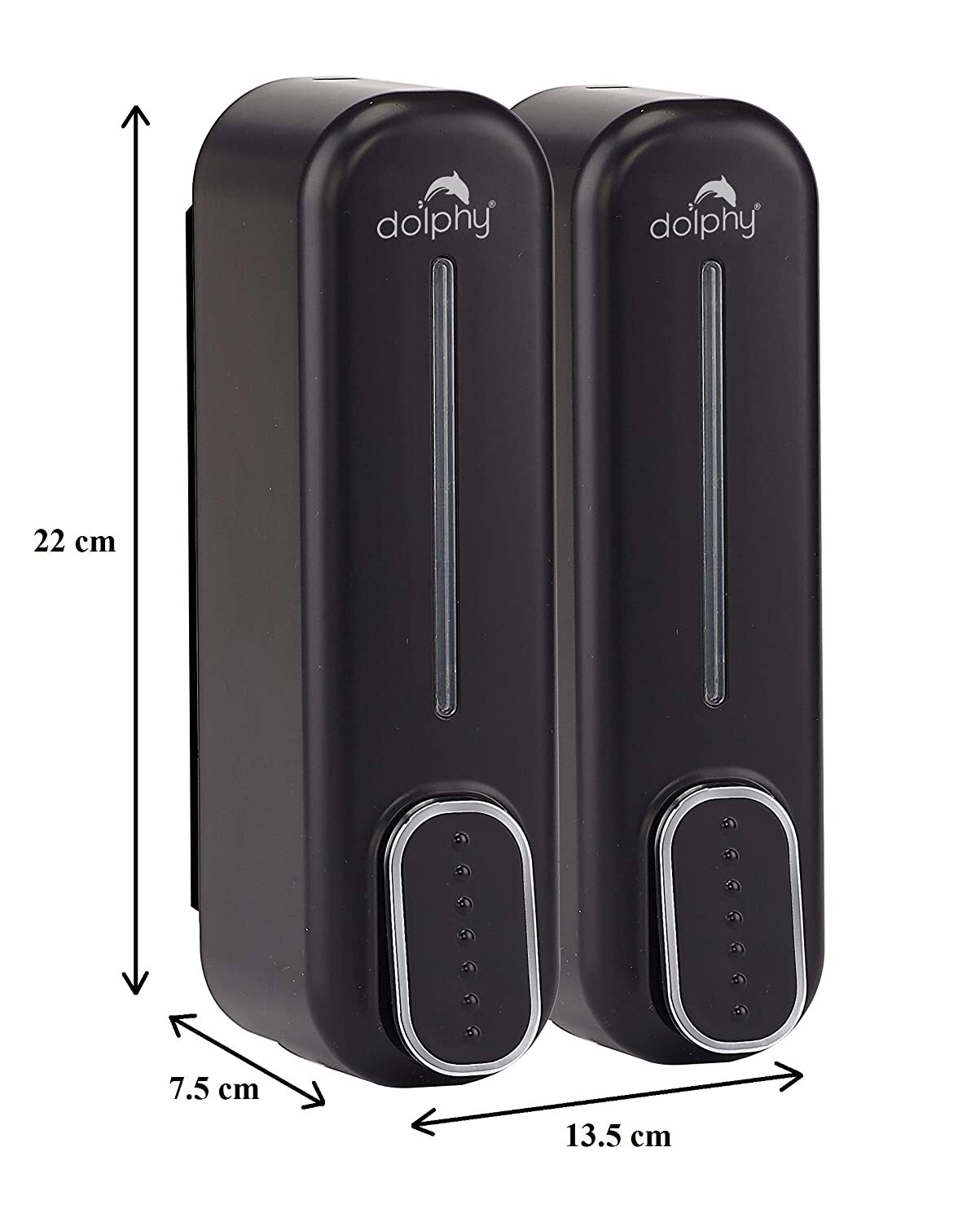 CLASSIC Dual Soap/Shampoo Dispenser 300ml -Black 3
