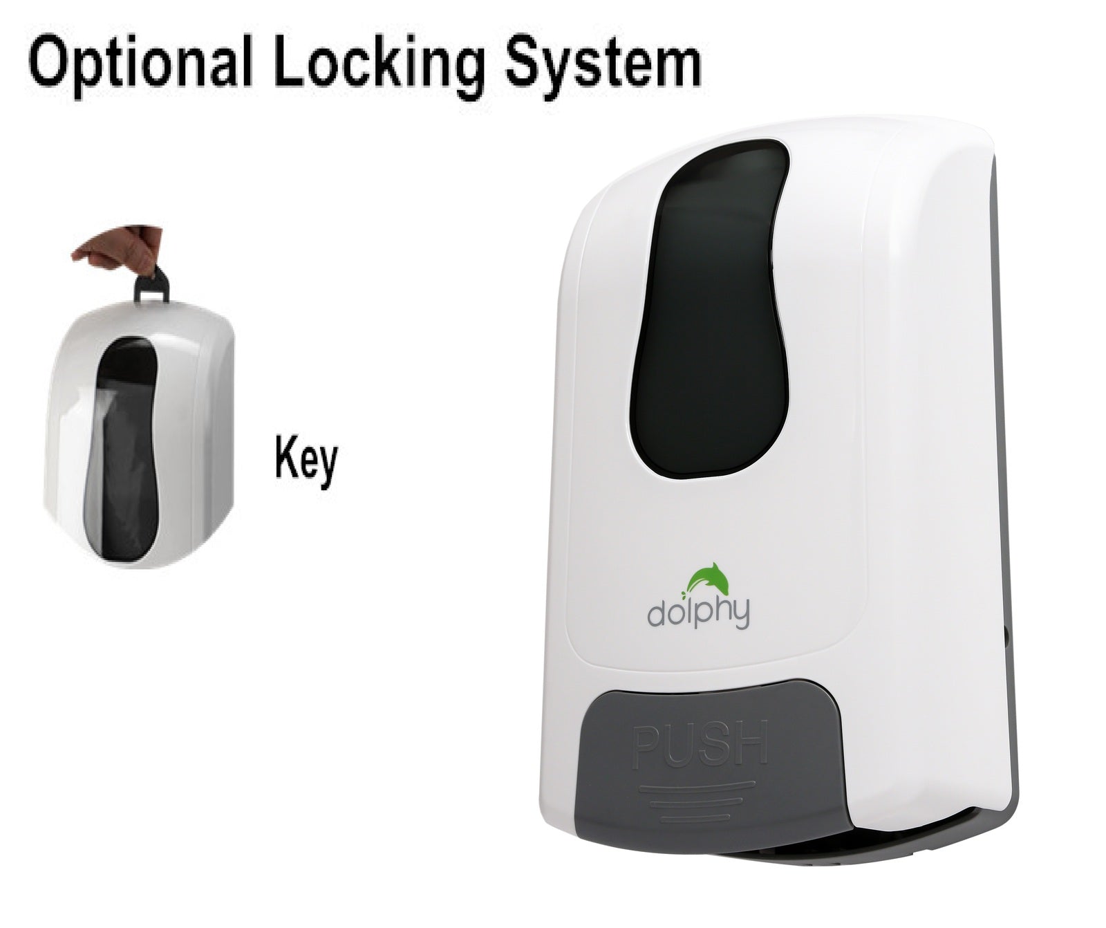 Manual Soap-Sanitiser Dispenser 1000ML - White 4