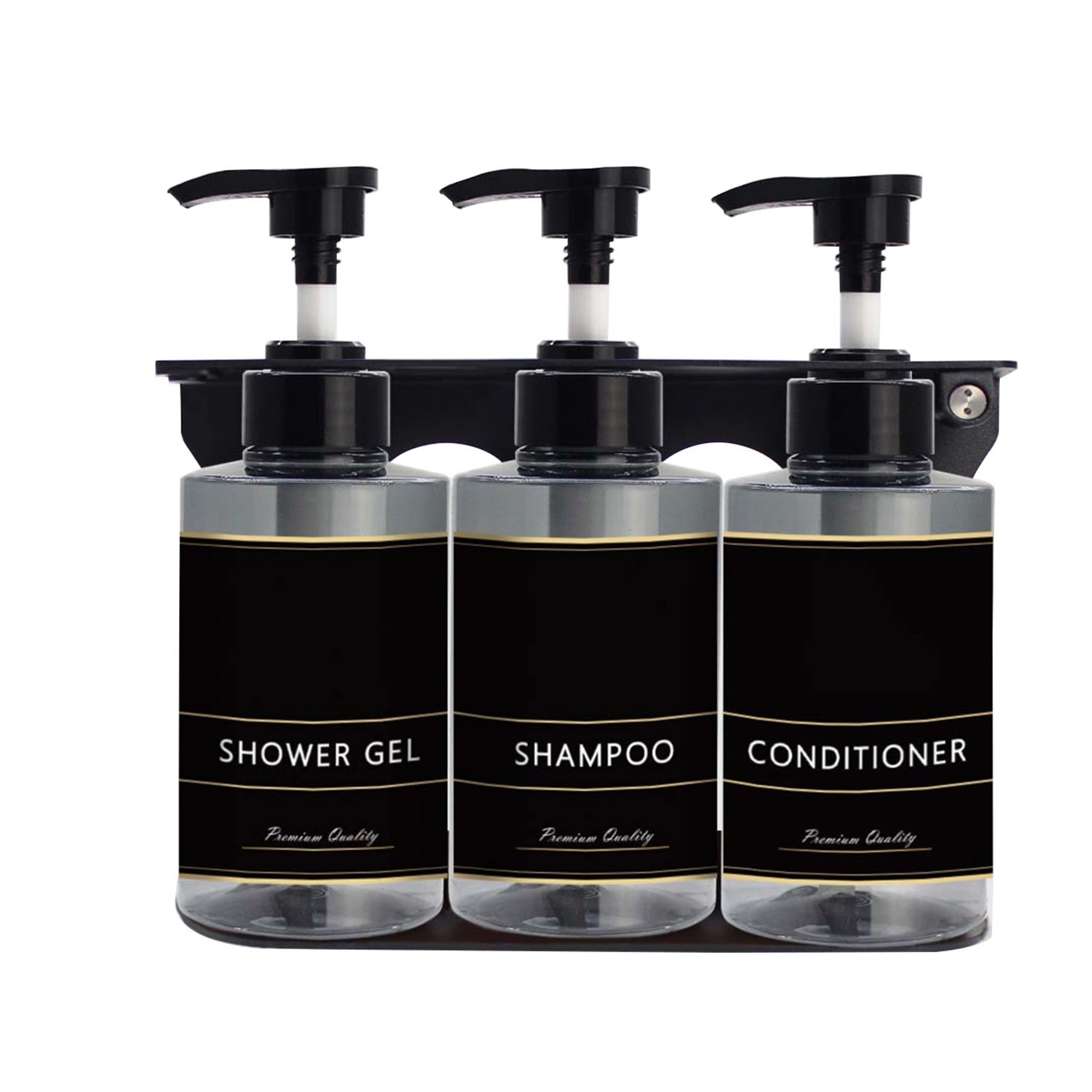 Liquid Soap Dispenser 300ml X 3 - Transparent 3