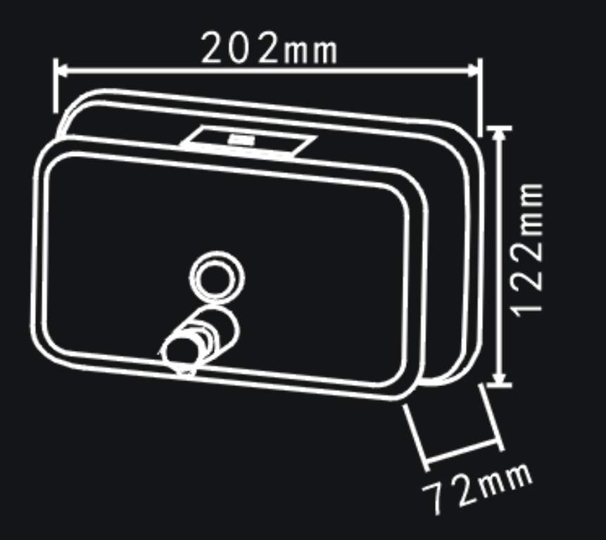 Stainless Steel Soap Dispenser 1200ML 3