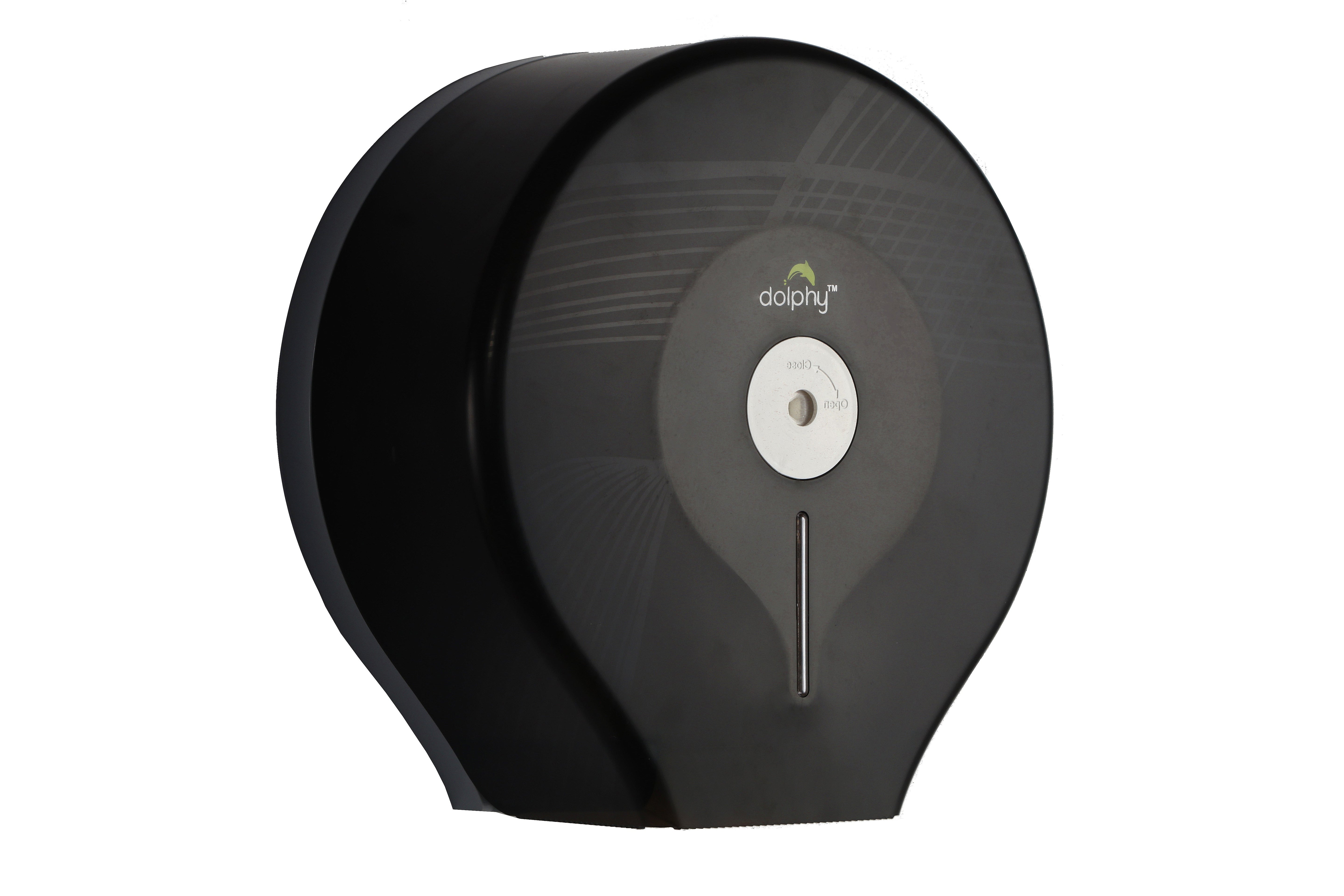 Jumbo Toilet Roll Dispenser - Black