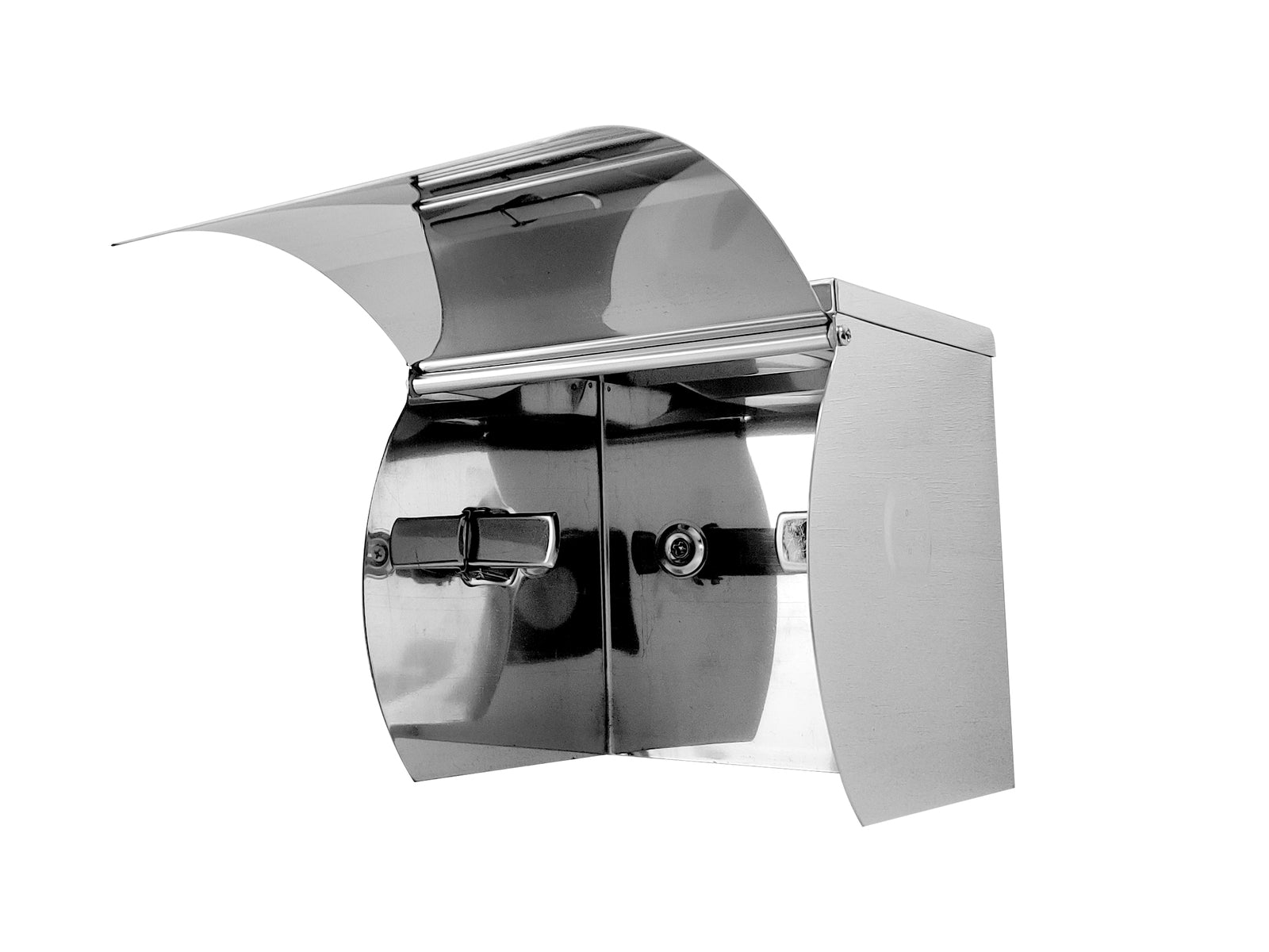 SS Single Toilet Roll Holder with Shelf 3