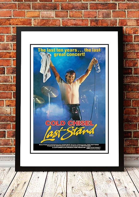 Cold Chisel ‘Last Stand’ Movie Poster 1983 - Framed A3