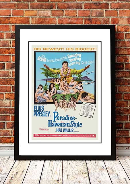 Elvis 'Paradise, Hawaiian Style' Framed Movie Poster! - Framed A3
