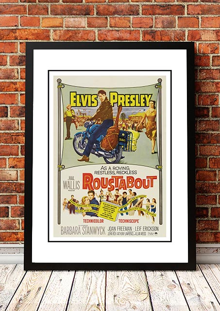 Elvis 'Roustabout' Framed Movie Poster! - Framed A4
