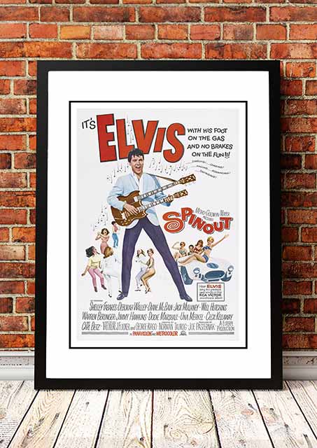 Elvis 'Spinout' Framed Movie Poster! - Framed A4