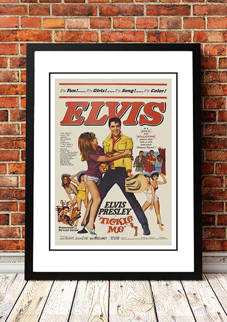 Elvis 'Ticke Me' Framed Movie Poster! - Framed A4