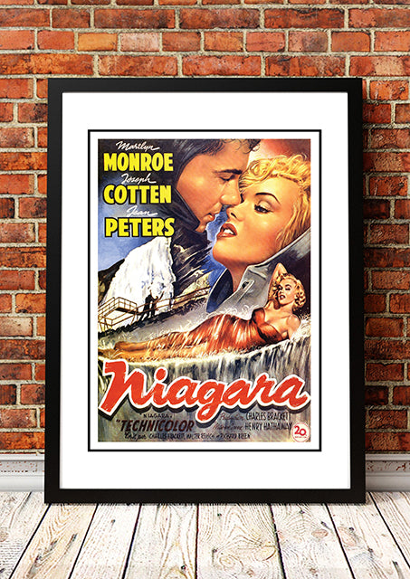 Marilyn Monroe ‘Niagara’ Framed Movie Poster! - Framed A4