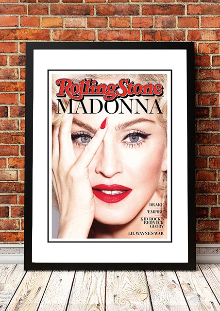 Madonna' Rolling Stone Magazine Cover! - Framed A3