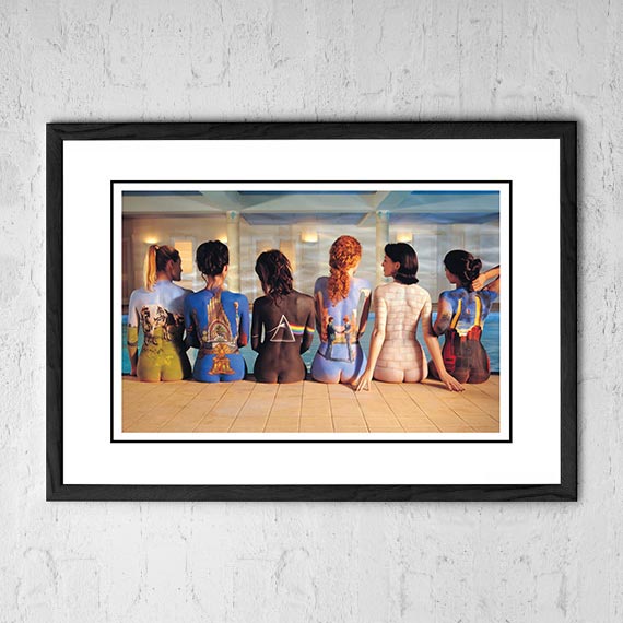 Pink Floyd ‘Painted Ladies’ Pop Art Print 1997 - Framed A3