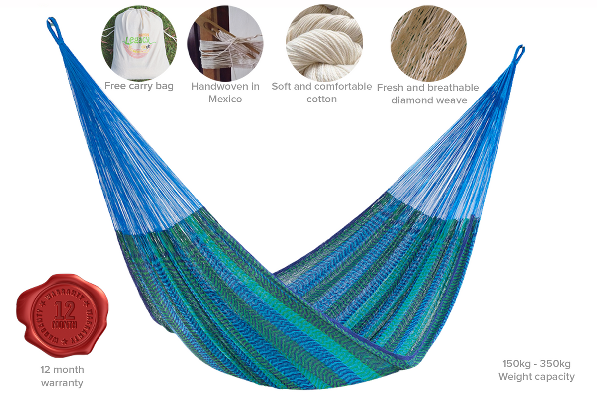 The out and about Mayan Legacy hammock Doble Size in Caribe colour 6