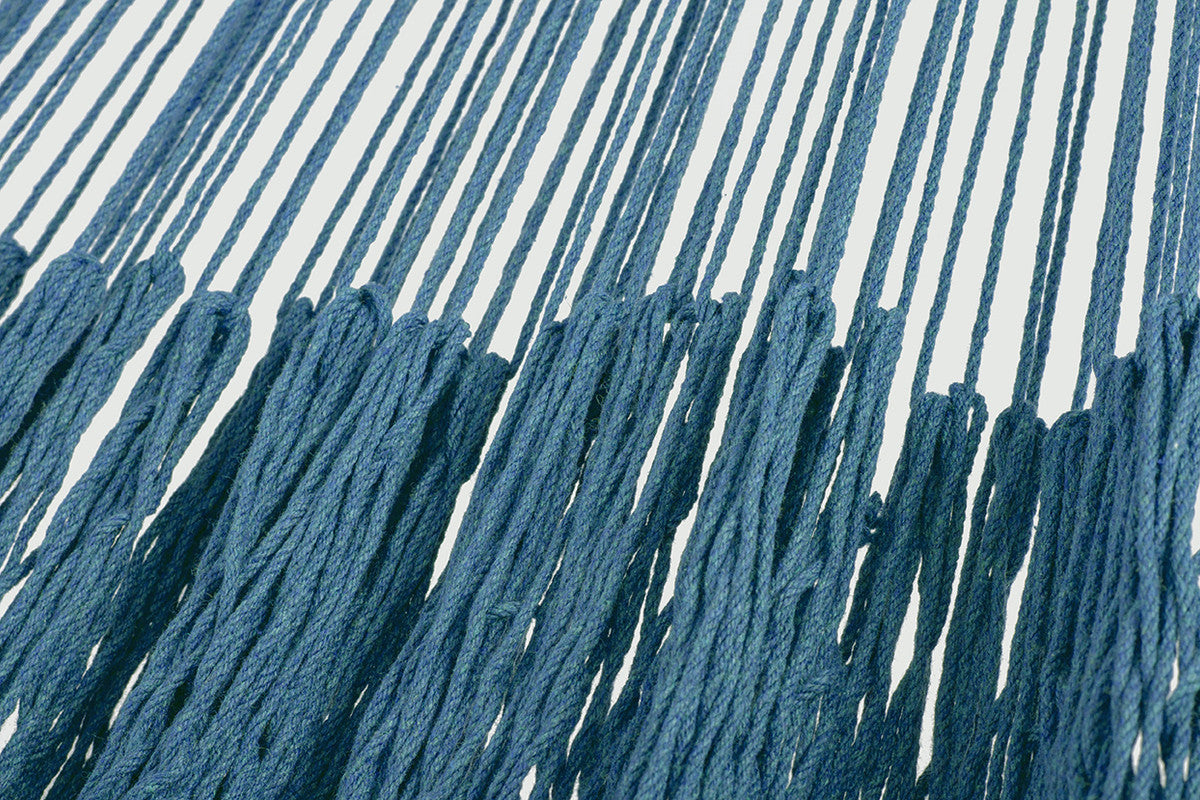 Outdoor undercover cotton Mayan Legacy hammock with hand crocheted tassels Queen Size Bondi 7