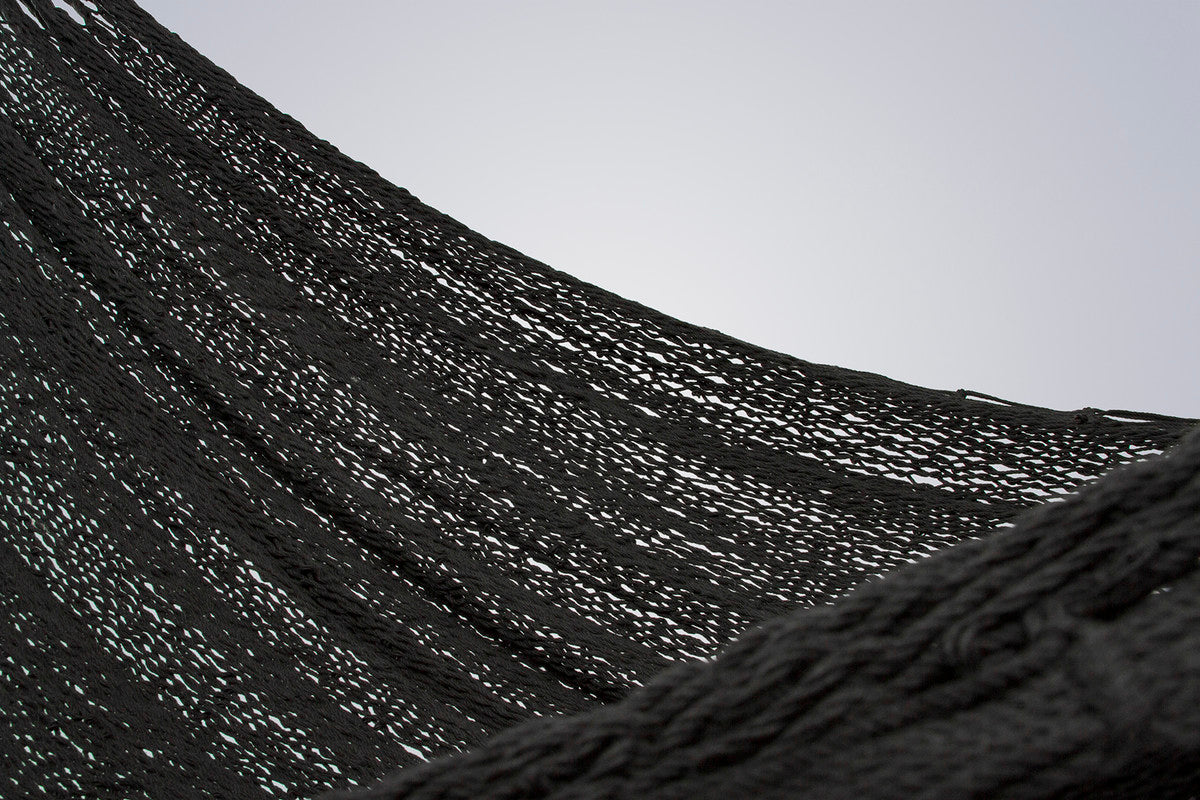 Outdoor undercover cotton Mayan Legacy hammock King size Black 5