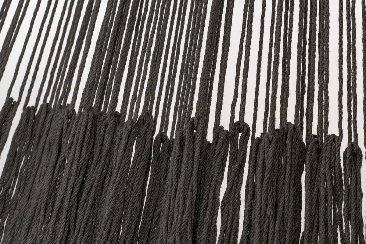 Outdoor undercover cotton Mayan Legacy hammock King size Black 8